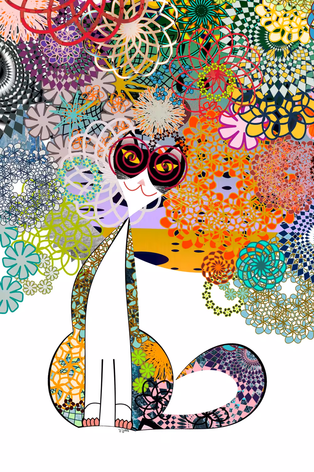 Mandala Cat #1