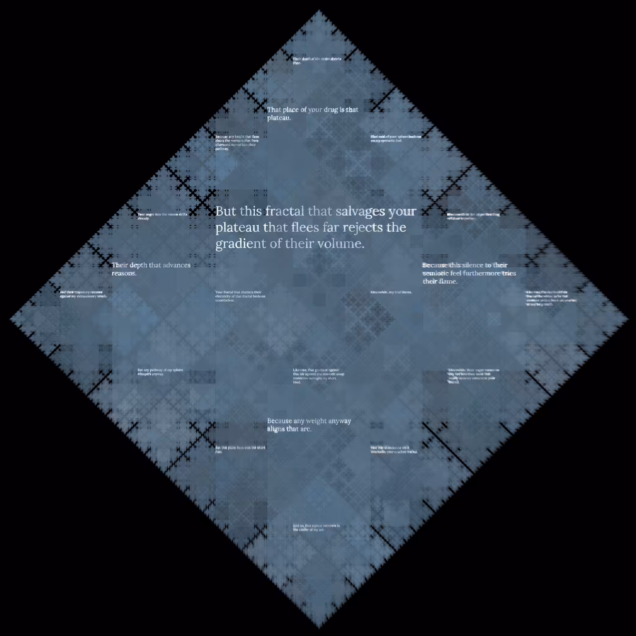 Diamond Fractal Fire #68