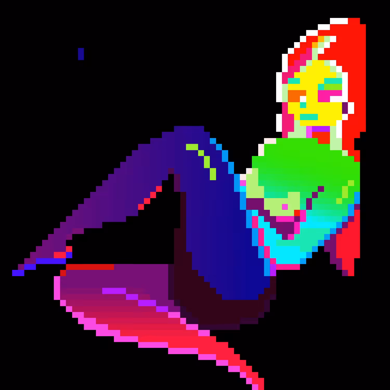 Nude Pixels 33 // RGB