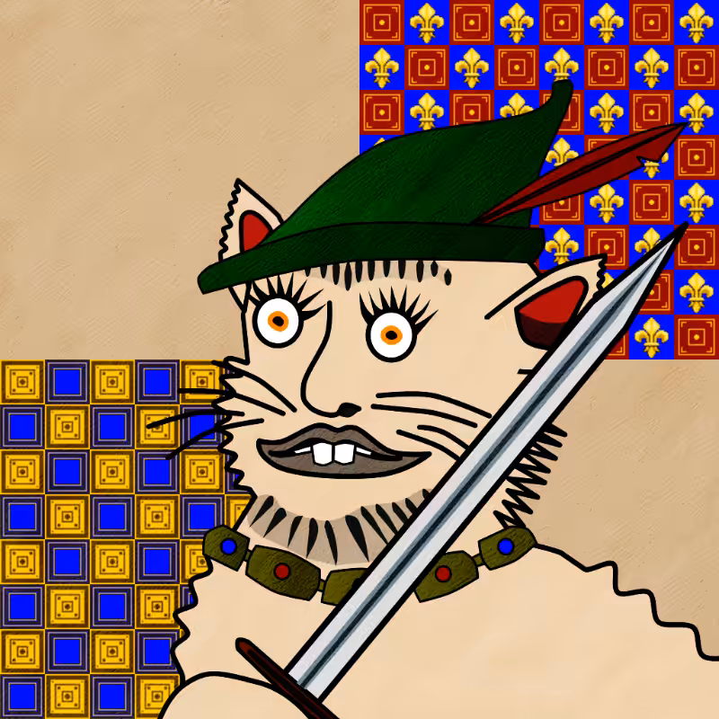 Famous Medieval Cat #5