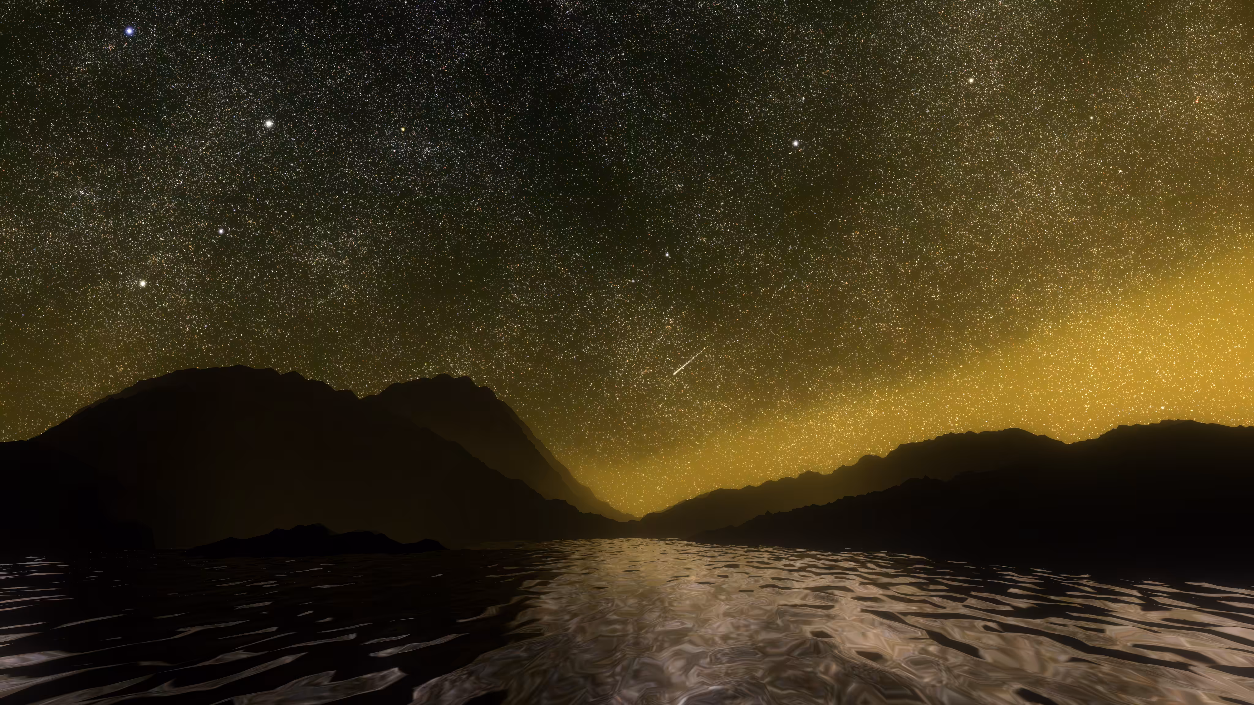 A long starry night #42 - 4K still edition