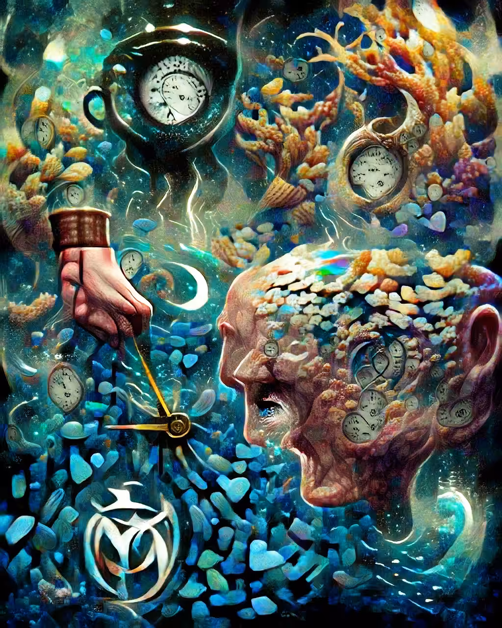 `Time is an ocean by Ryan Murdock'