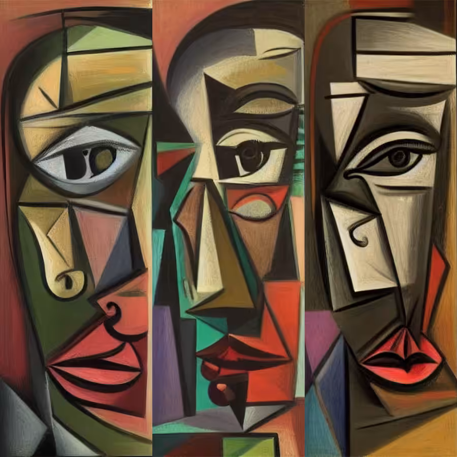 Cubism Faces #5