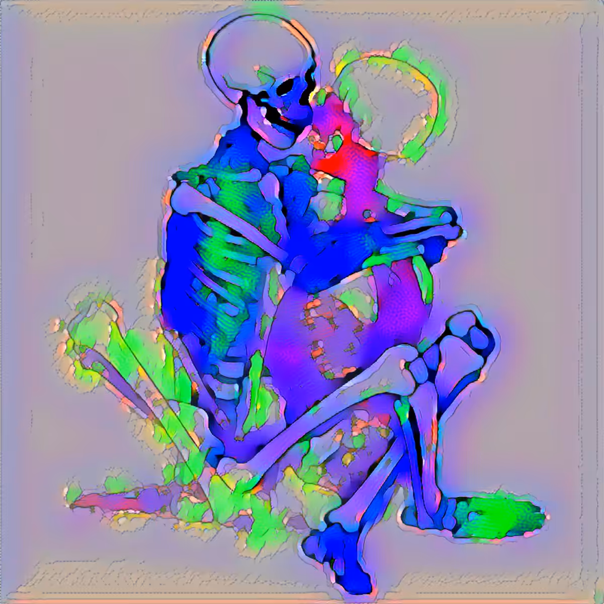 Skeleton friendship, color palette 2