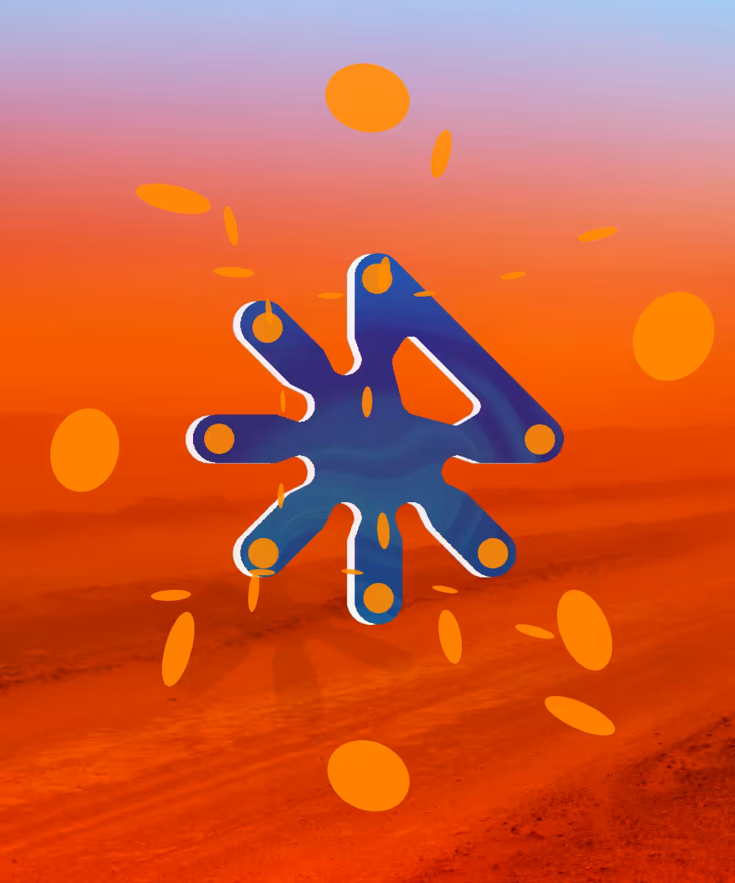 Rodeo in desert
