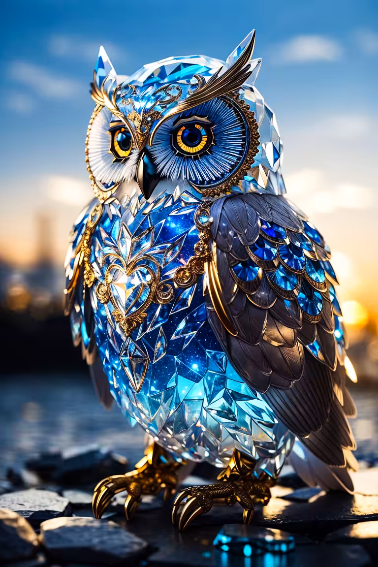 Ethereal radiance #05: owl
