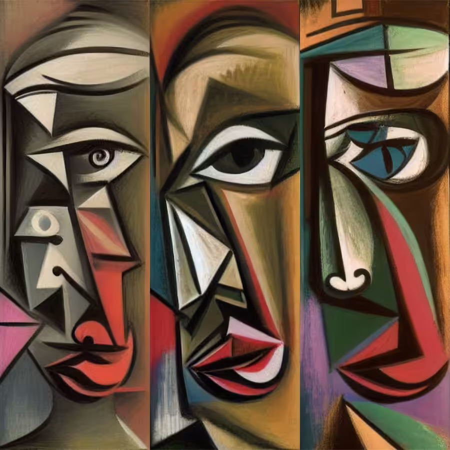 Cubism Faces #9