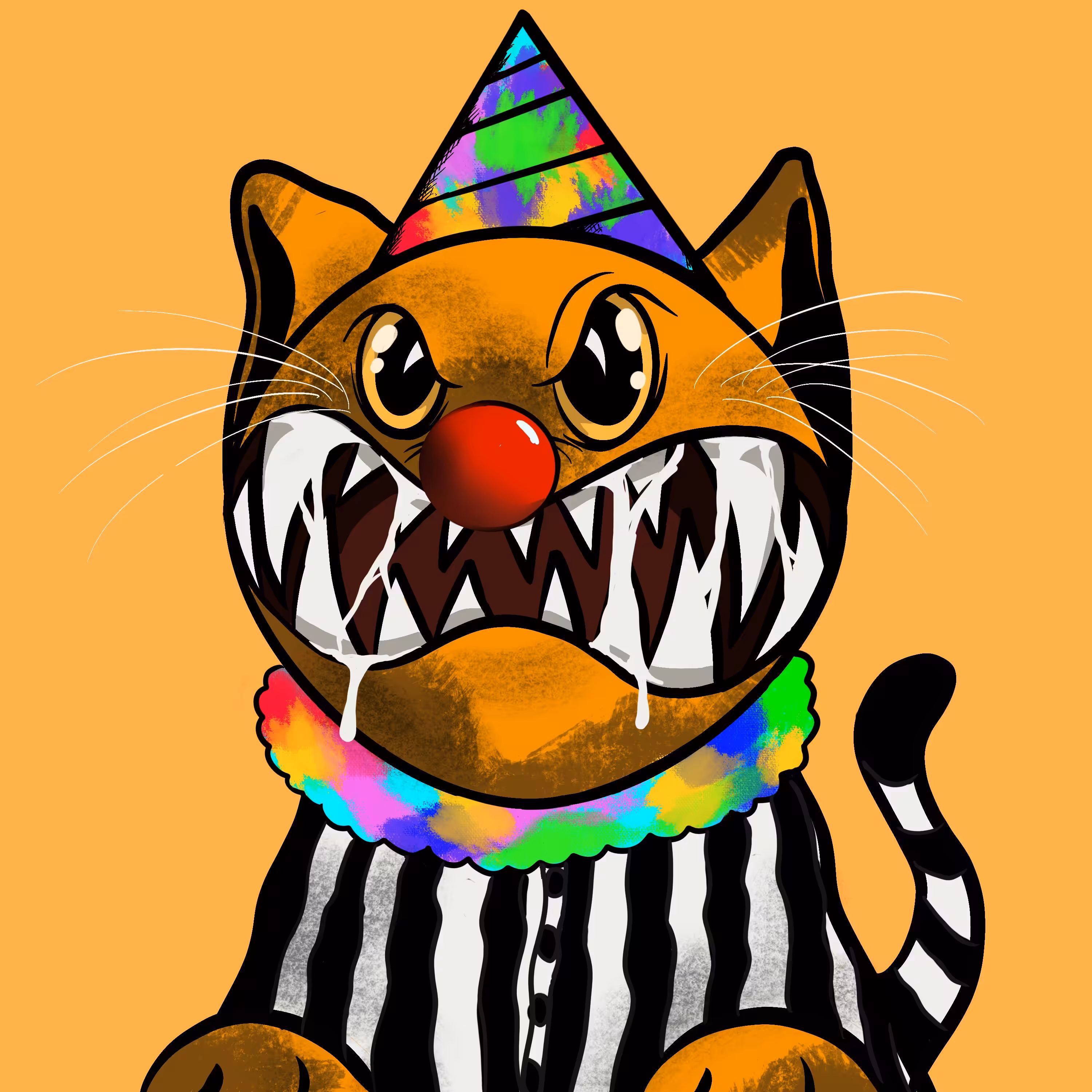 angry clown