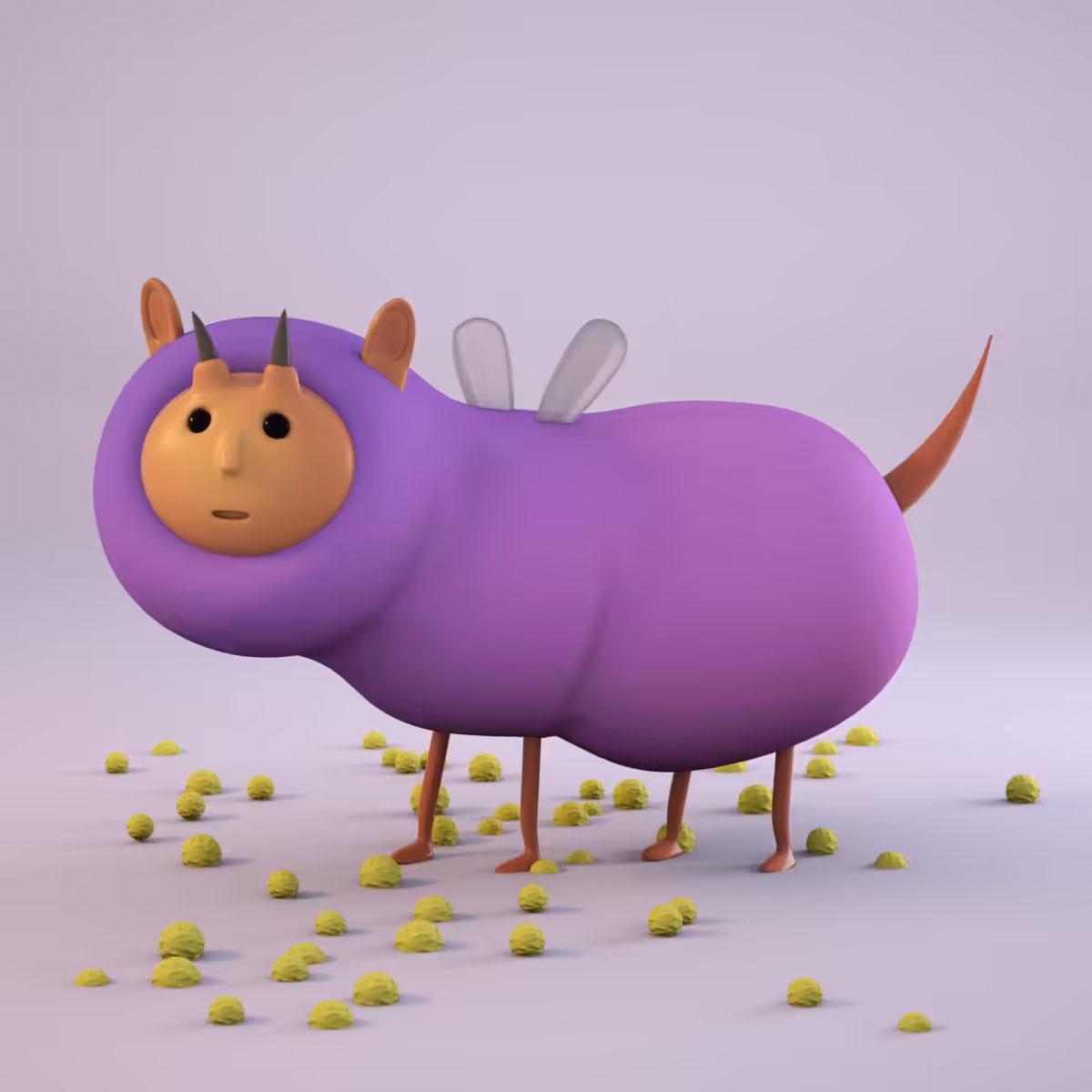 sheep and bee