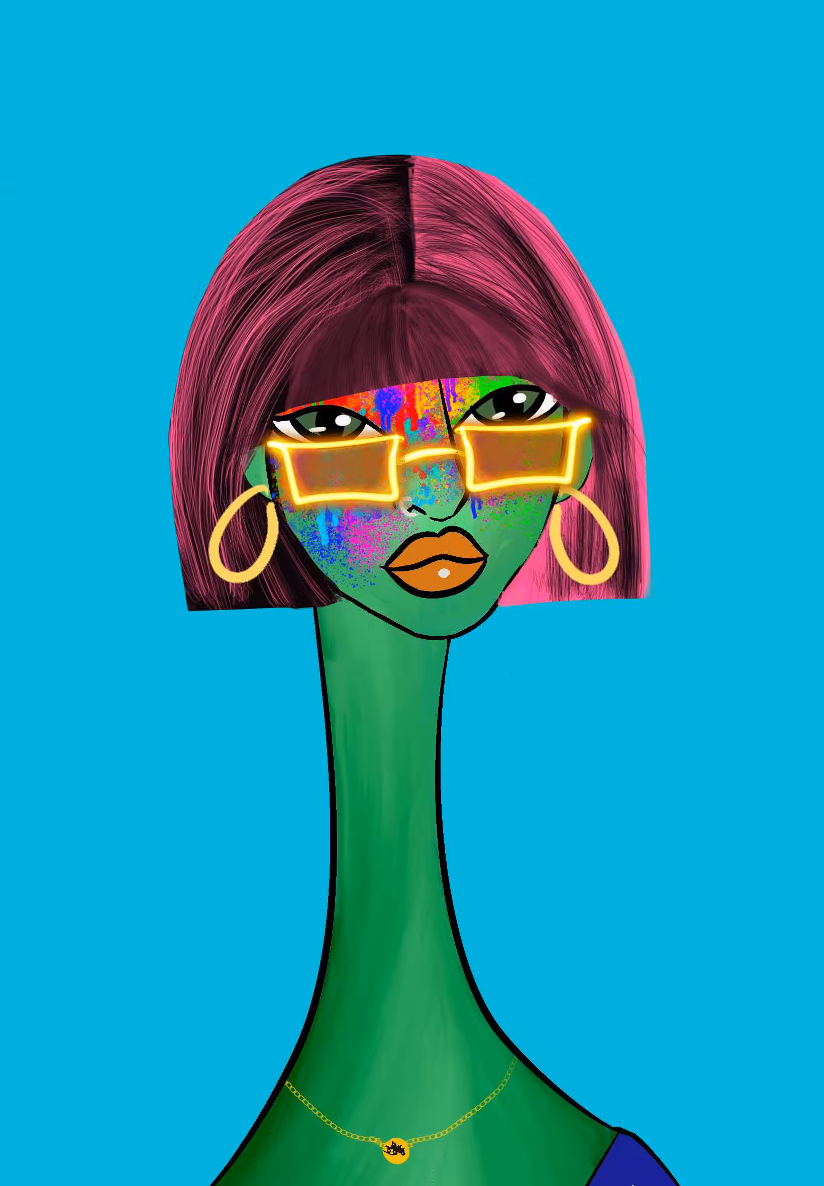 Long Neckie Ladies: Long Neckie Lady #750