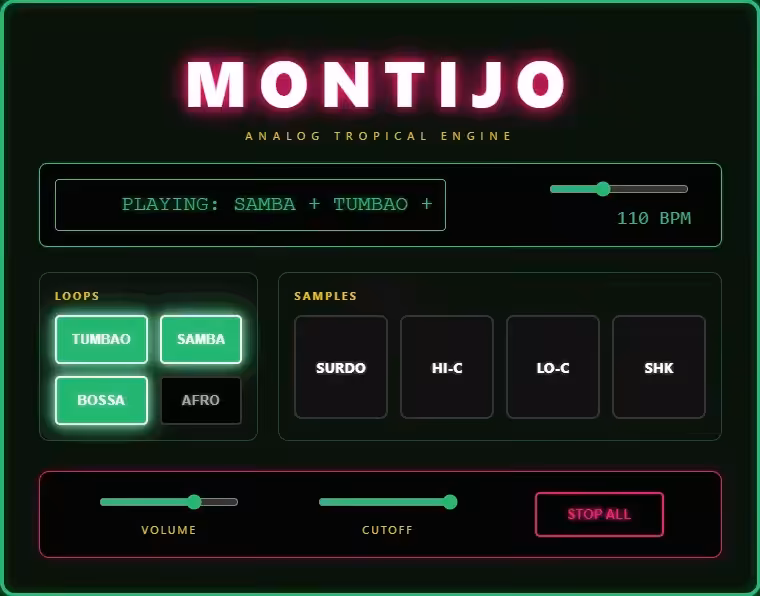 🎹🌴MONTIJO - ANALOG TROPICAL ENGINE🌴🎹