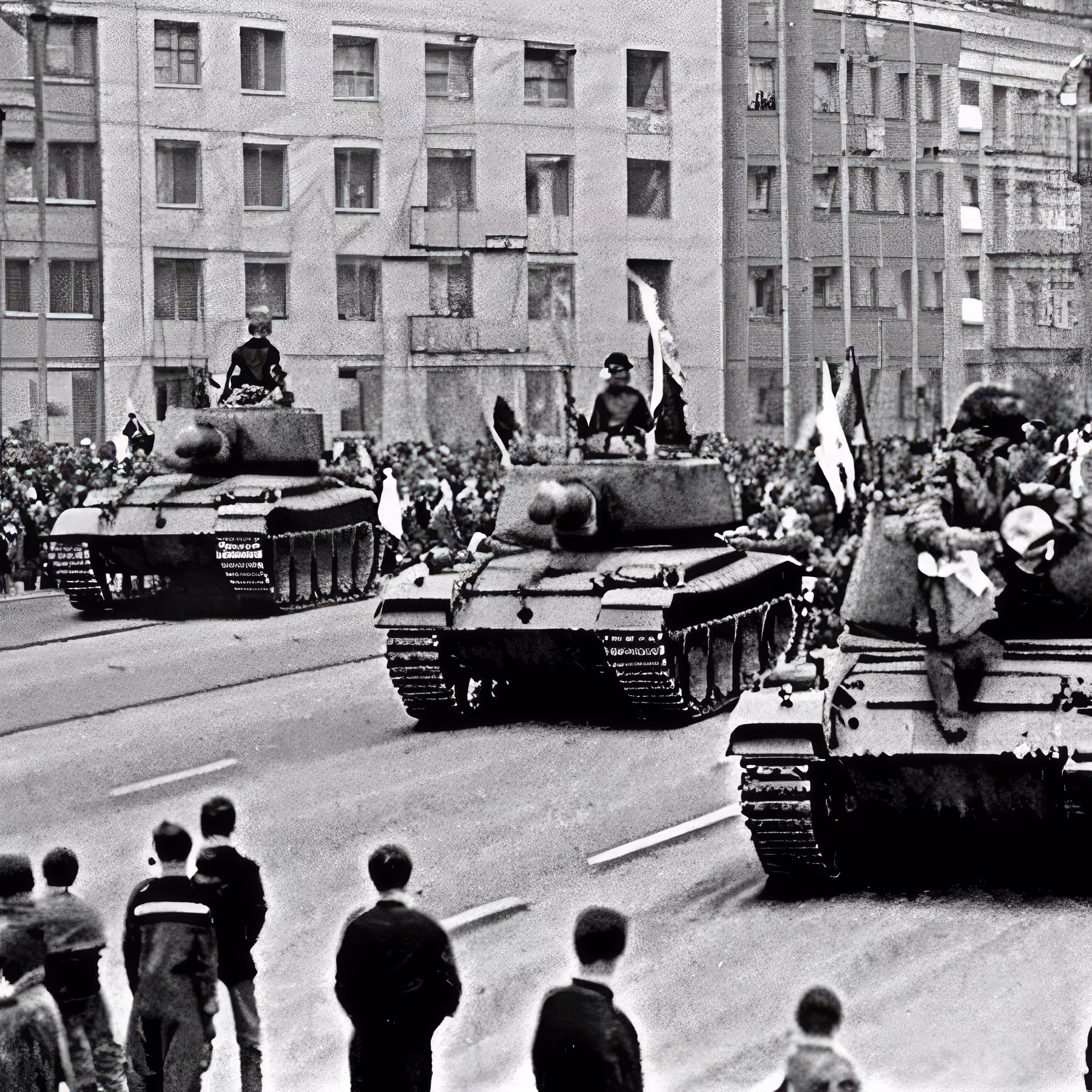 3 Military parade in East Berlin GDR in the 1960s