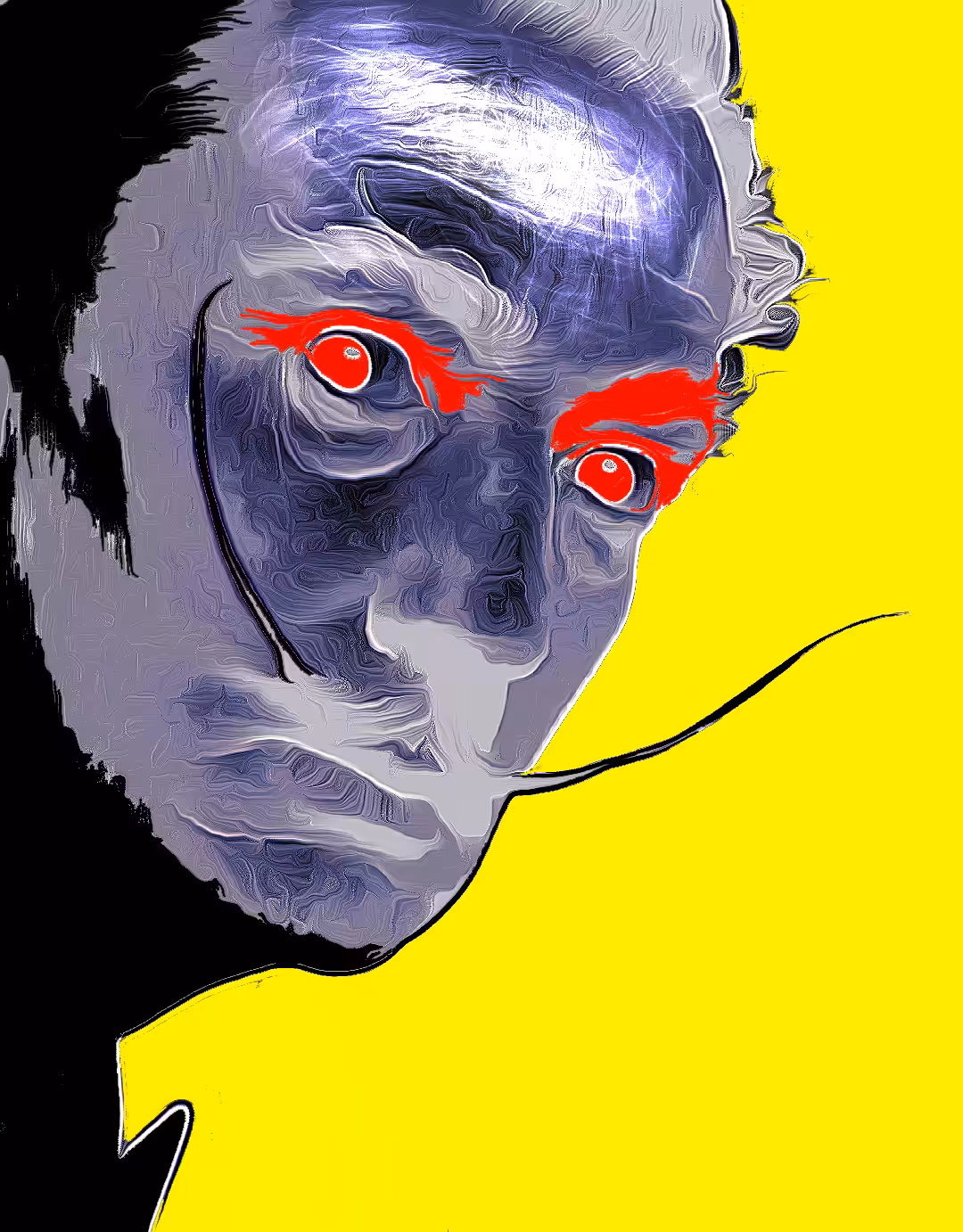 angry dali
