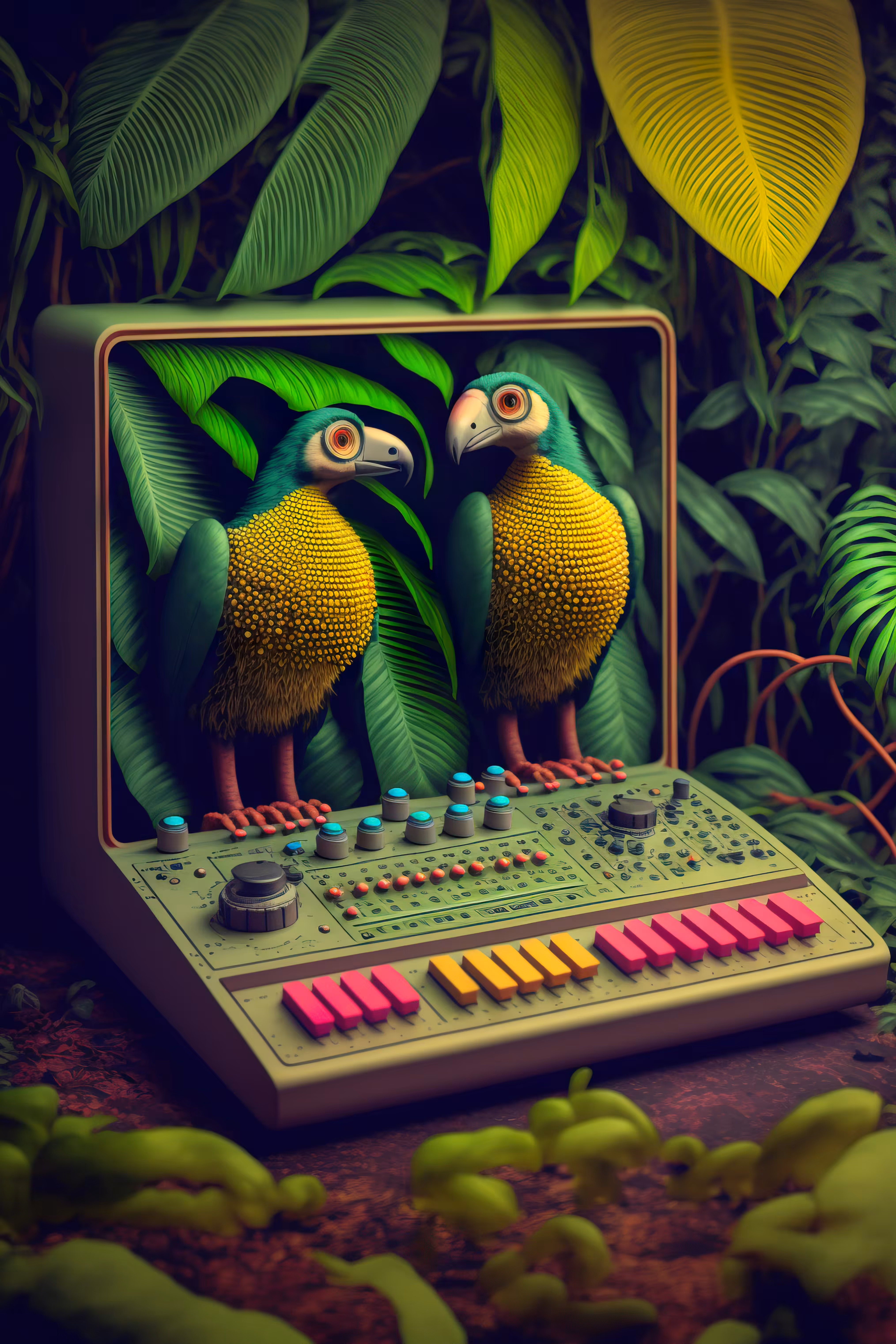tuning birds synthesizer