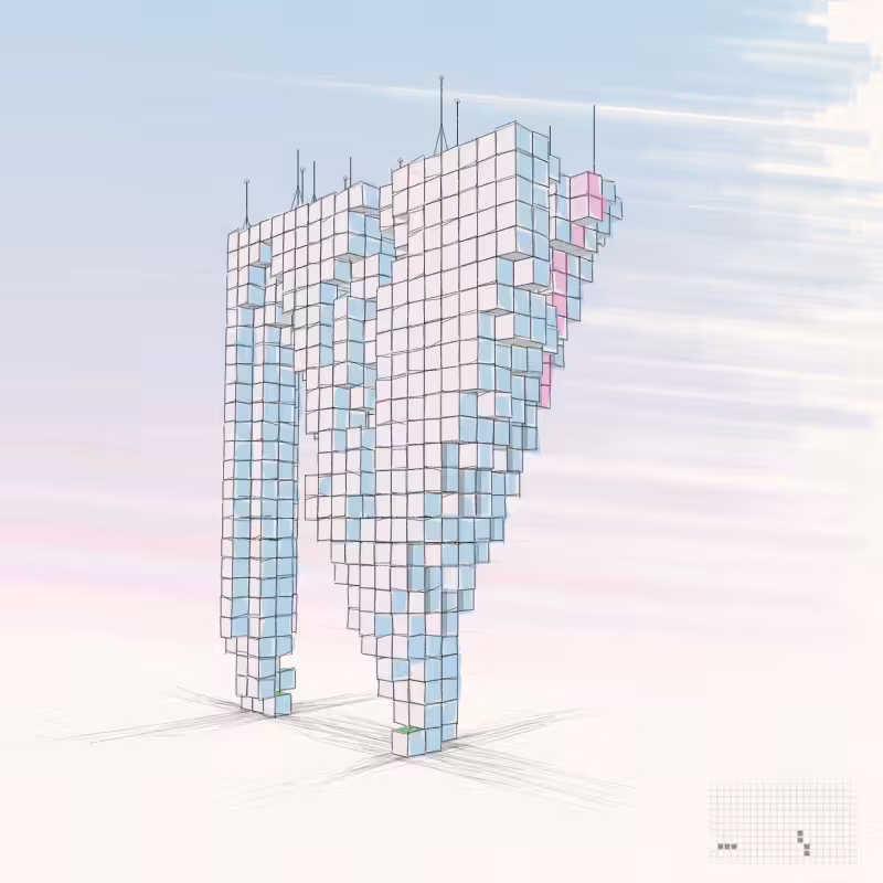 Cellular Skyscrapers #100