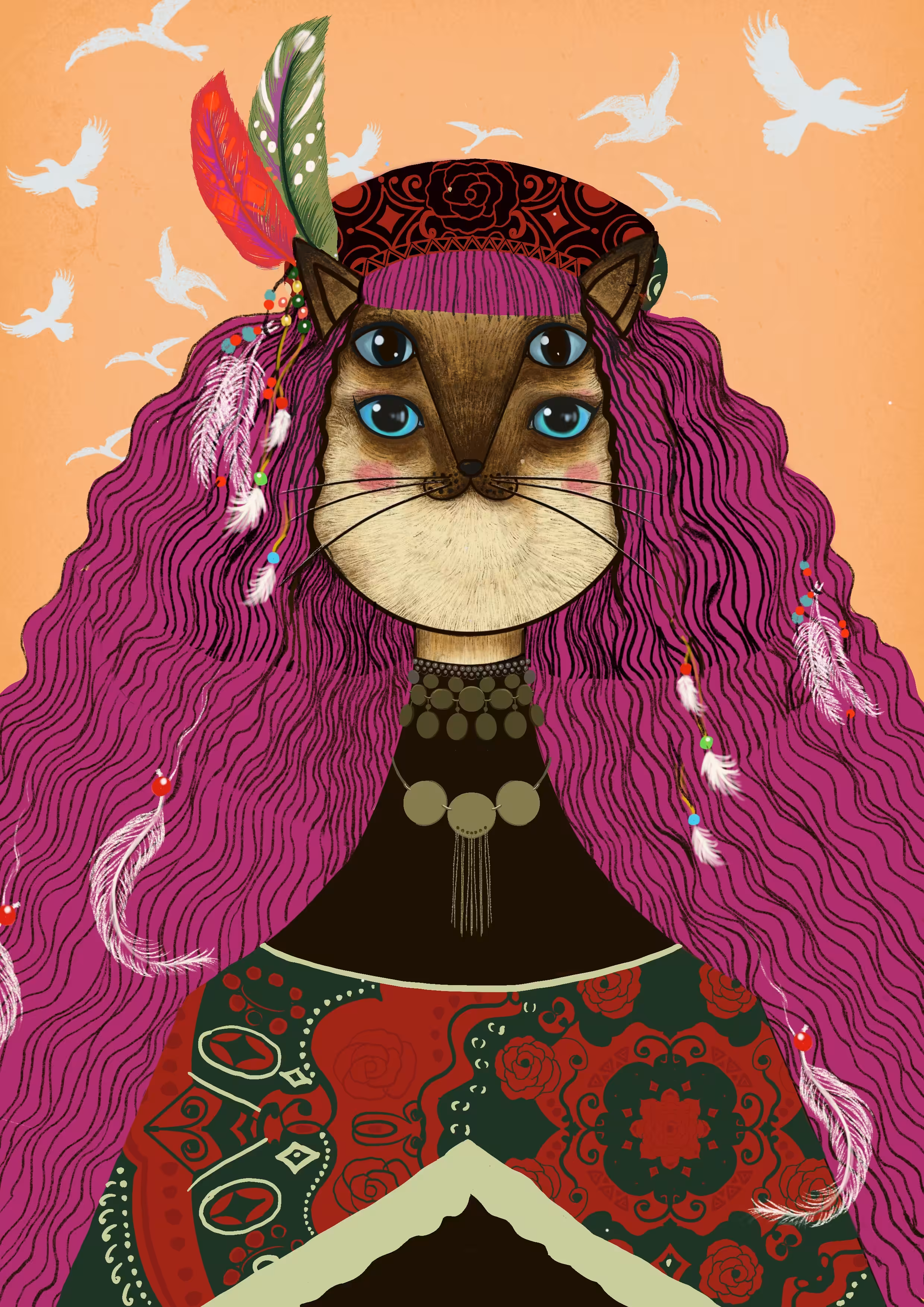 bohemian cat .No.1