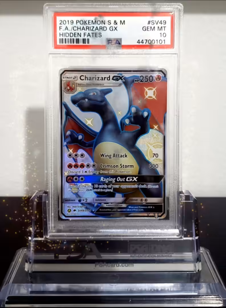 Pokémon Hidden Fates Shiny Charizard GX PSA 10 GEM MINT 💎 
