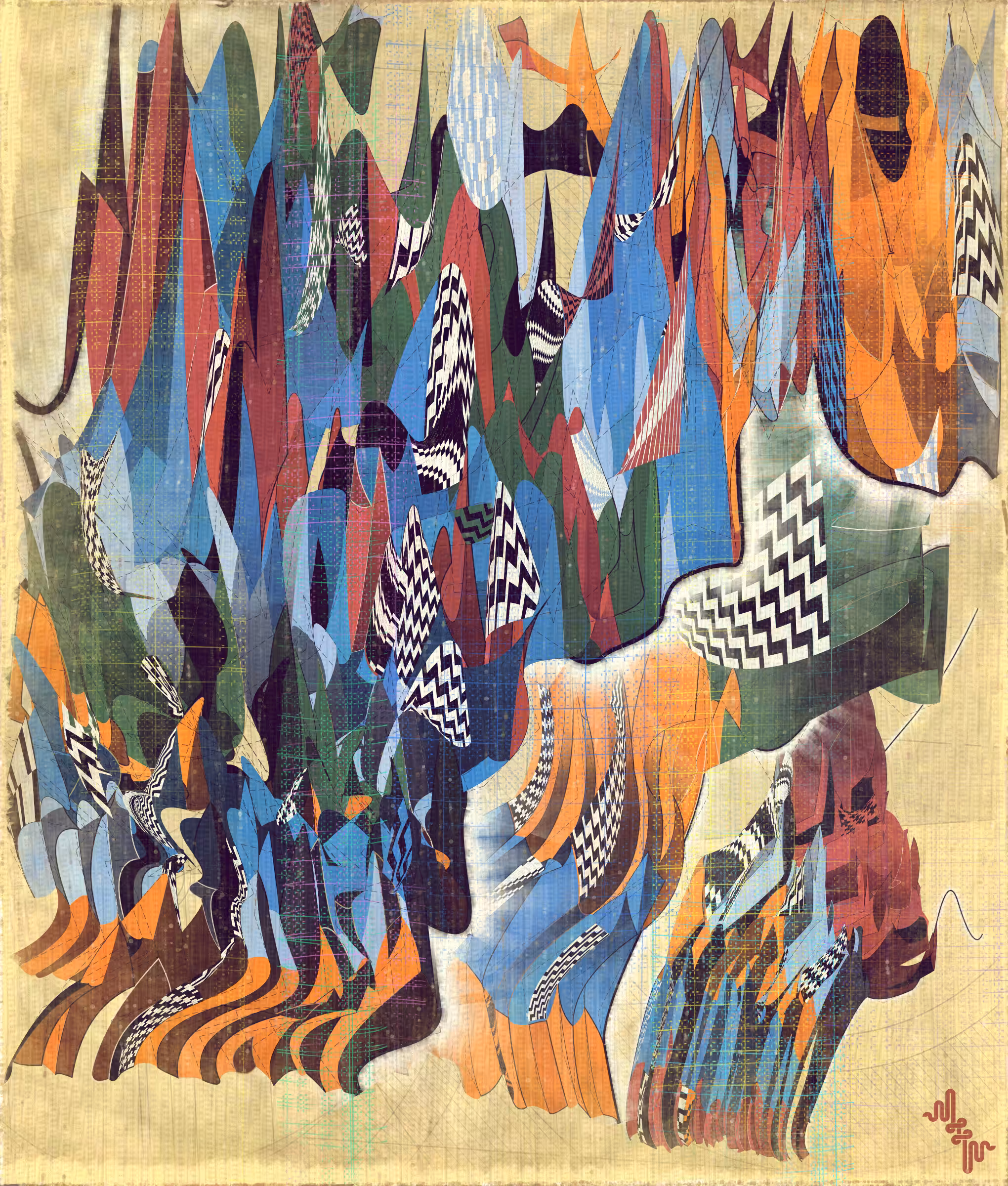 Amplitudes of Canvas #63