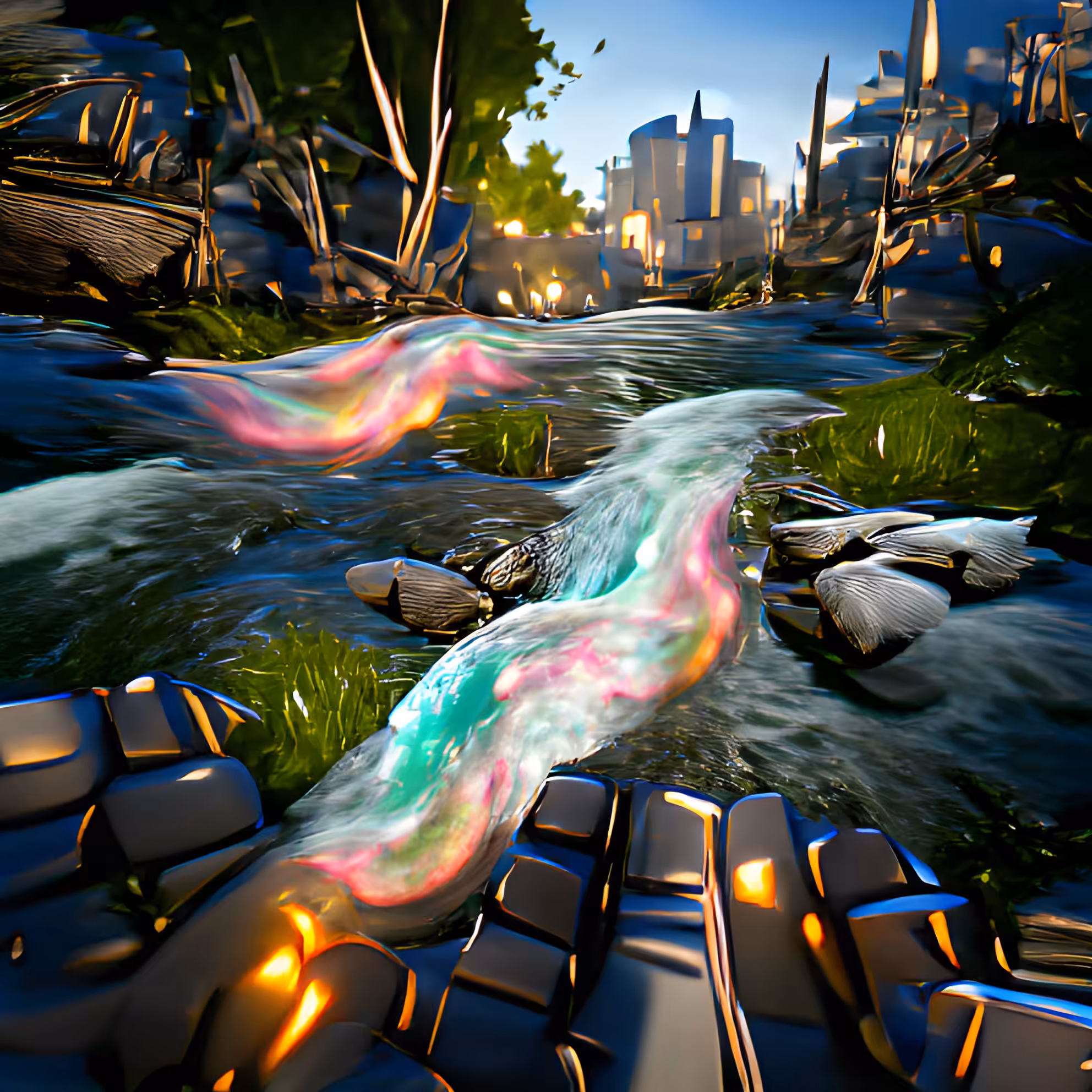 Floating Water