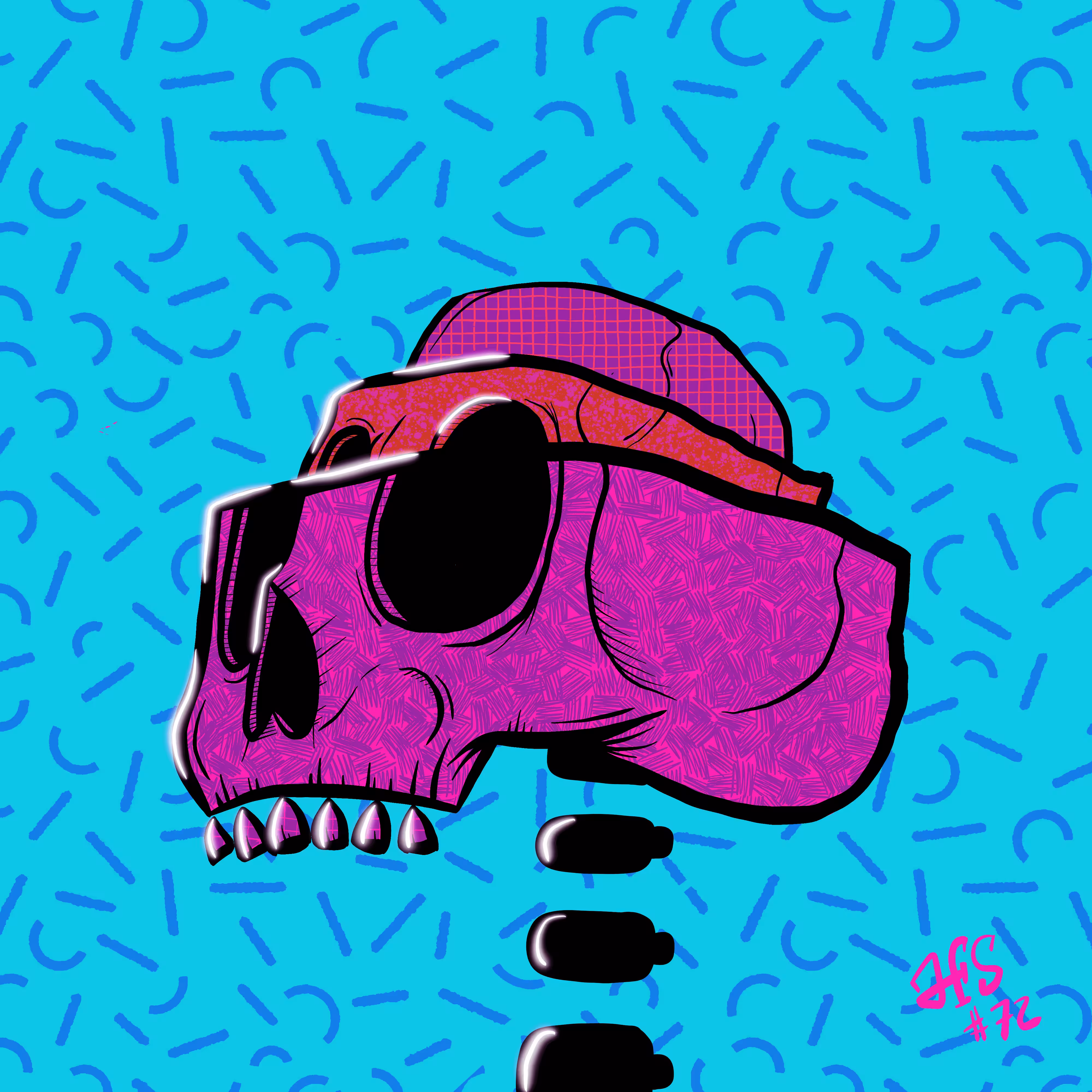 Almost Fancy Skull #72