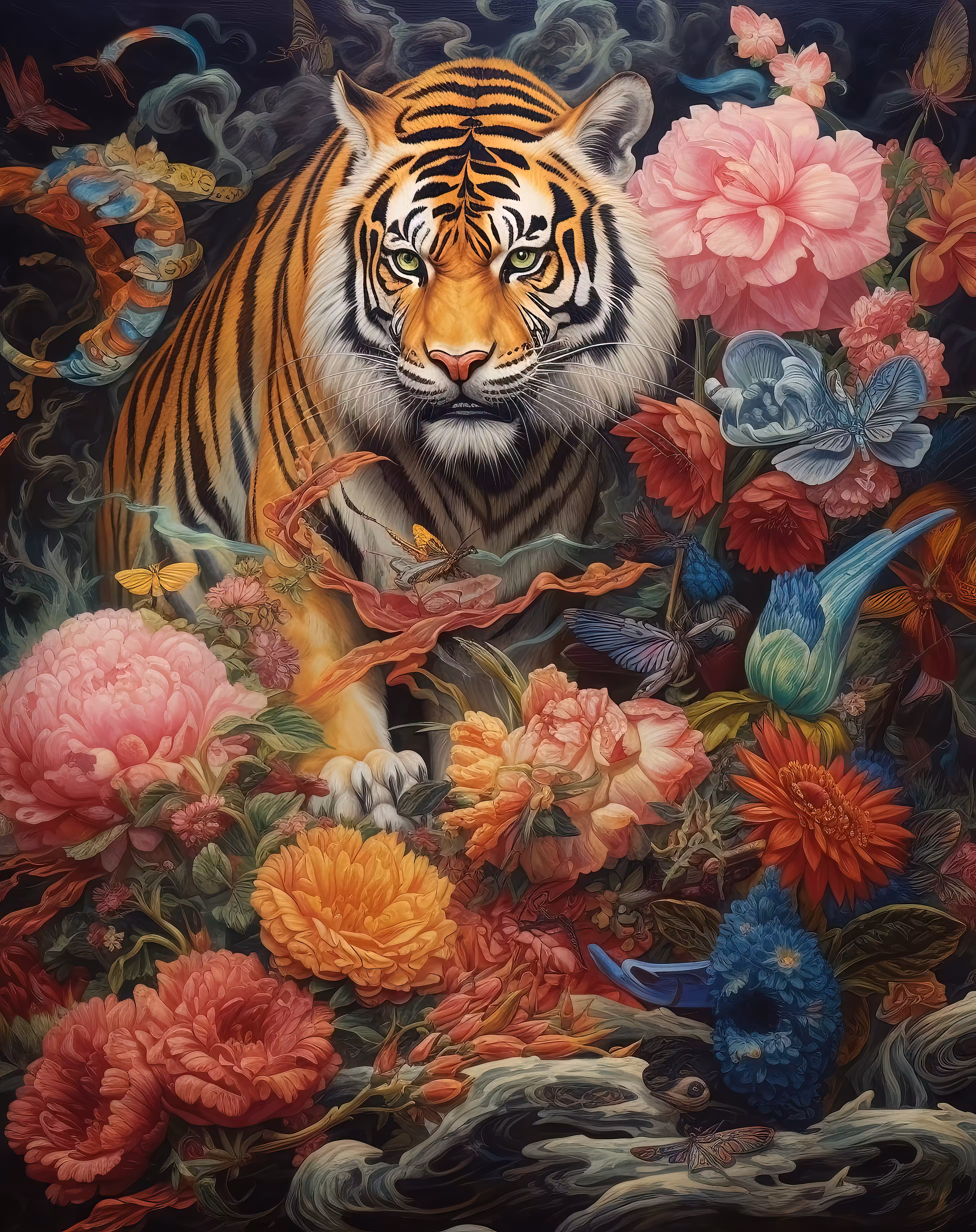 Tiger leaving Paradise