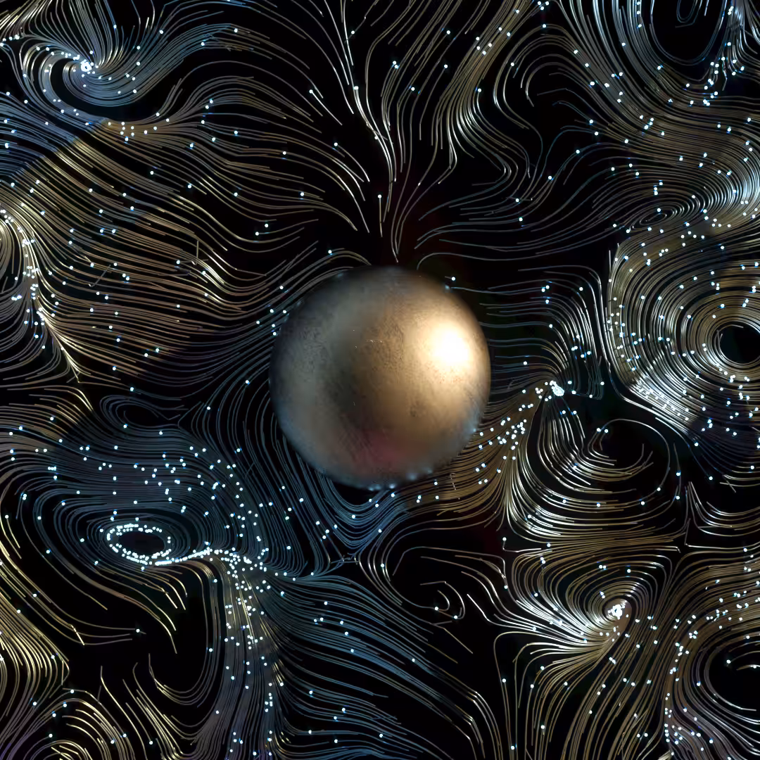 Abstract Particle Stream 01
