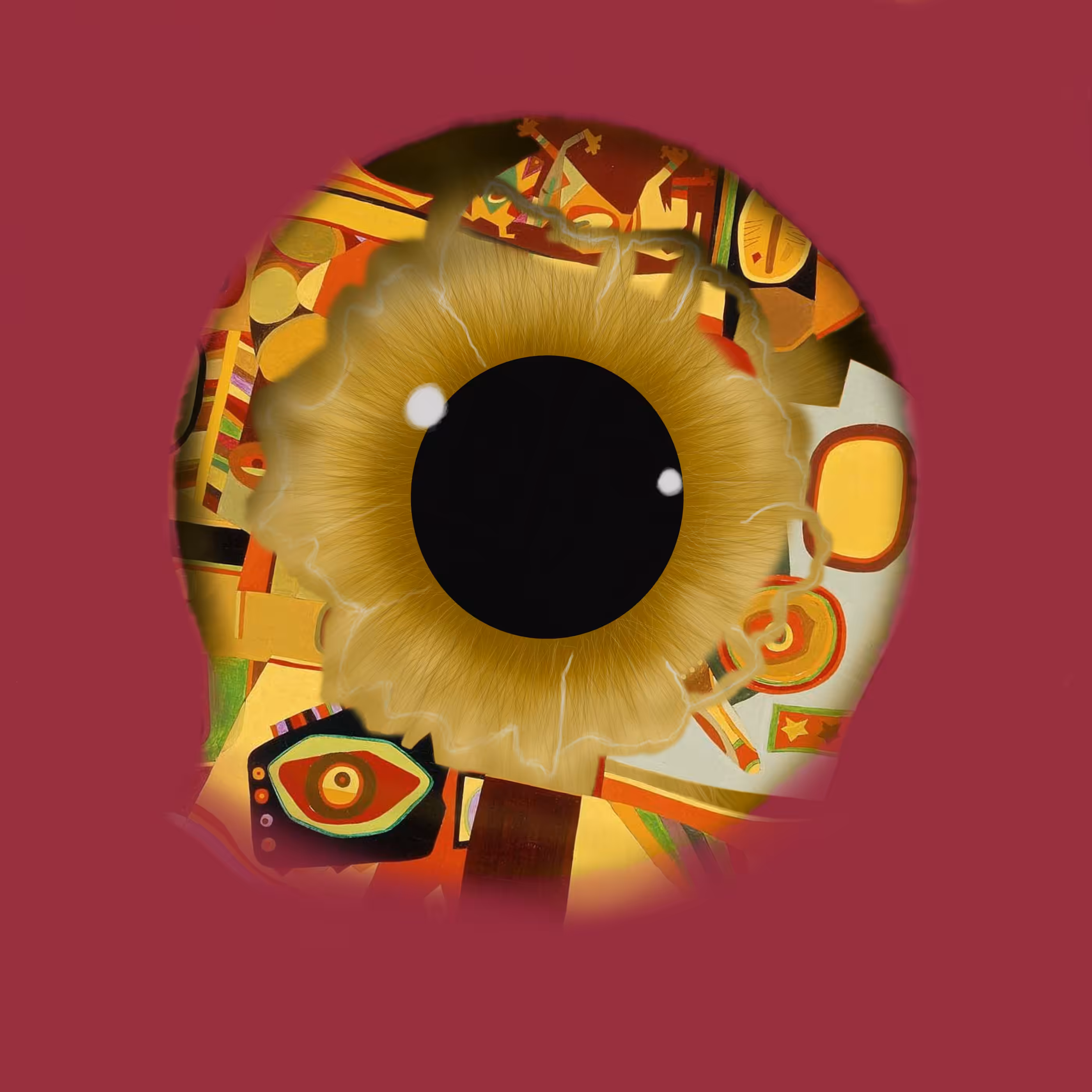 Eyemazing Iris: Mama Africa ‐ Burgundy