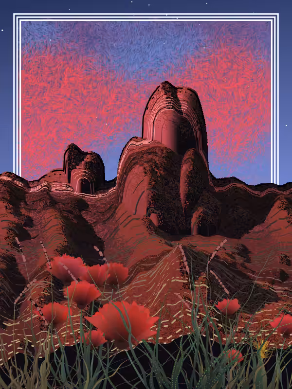 Desert Sun Rising #20