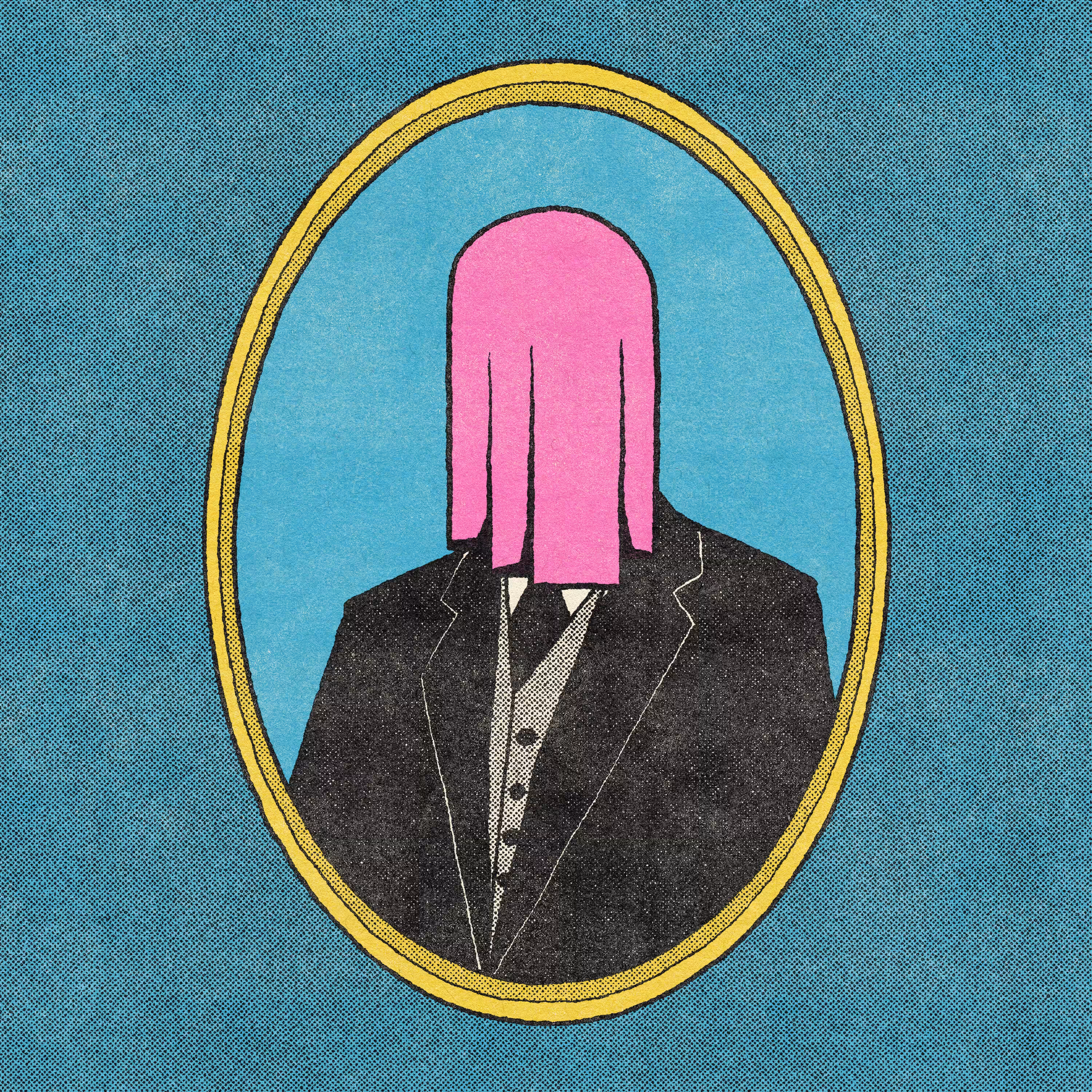 W.: Portrait of a man who doesn't exist.
