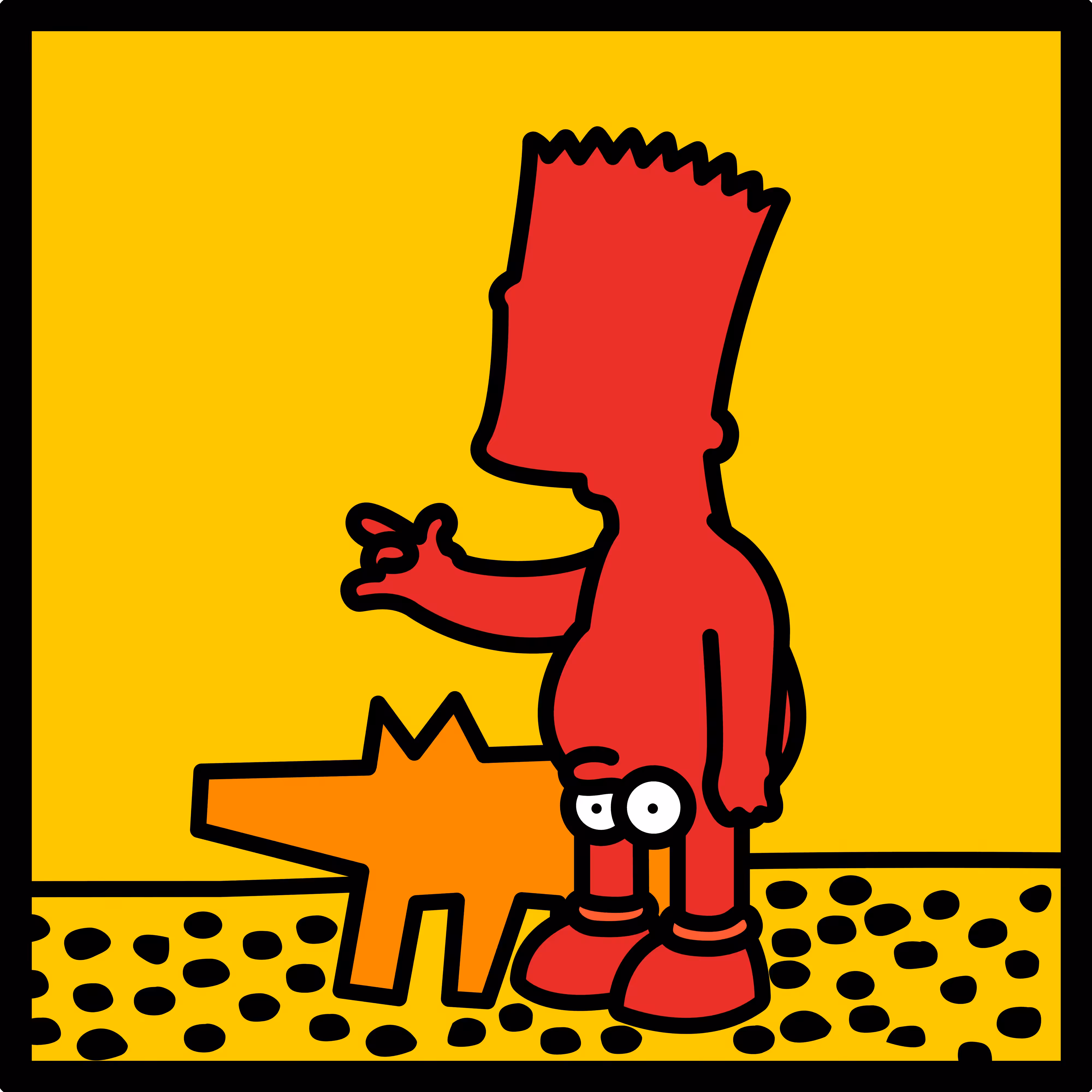 Ballseyes Series - PFP Collectibles: HarringBalls & Dog #154