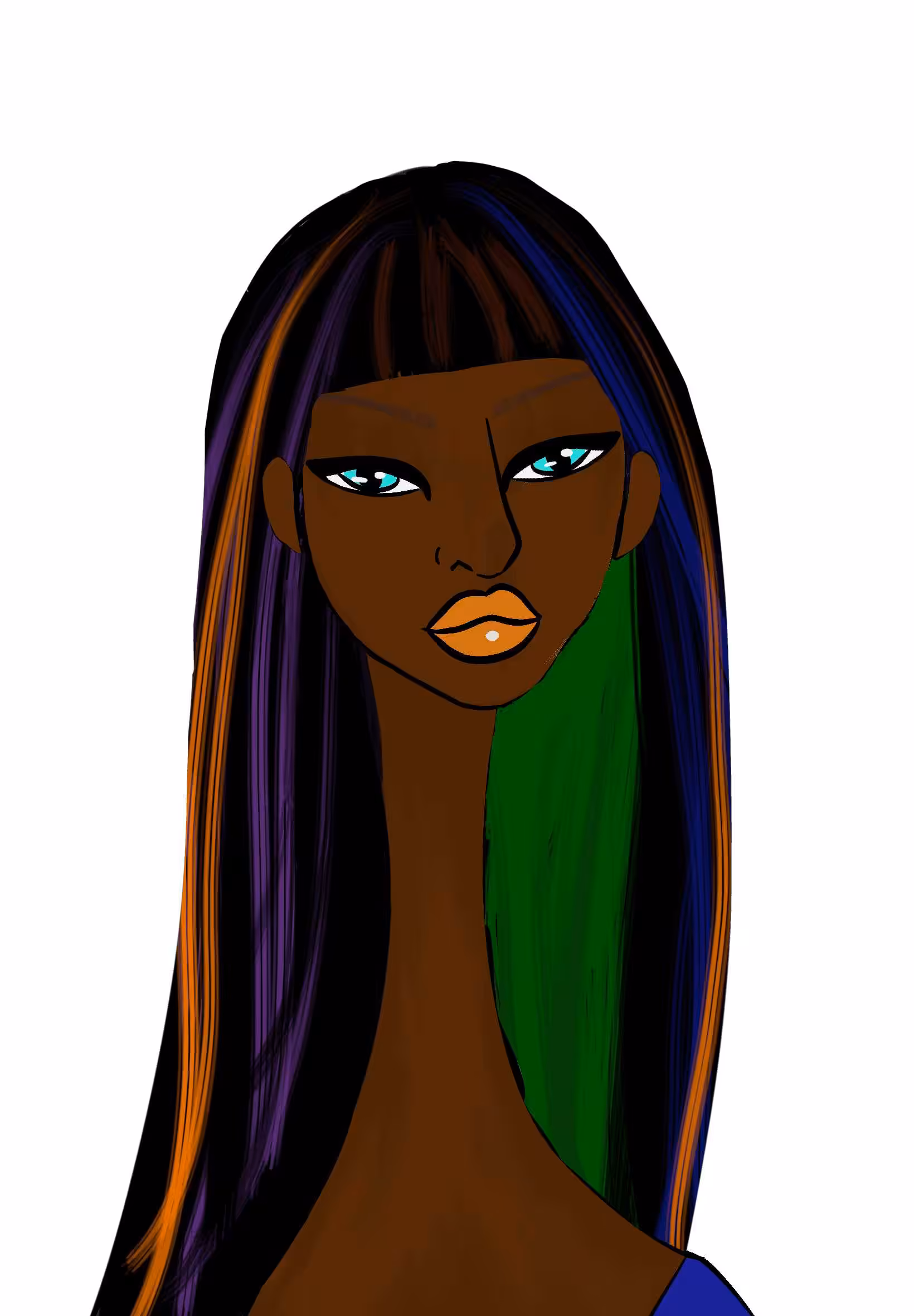 Long Neckie Ladies: Long Neckie Lady #2390