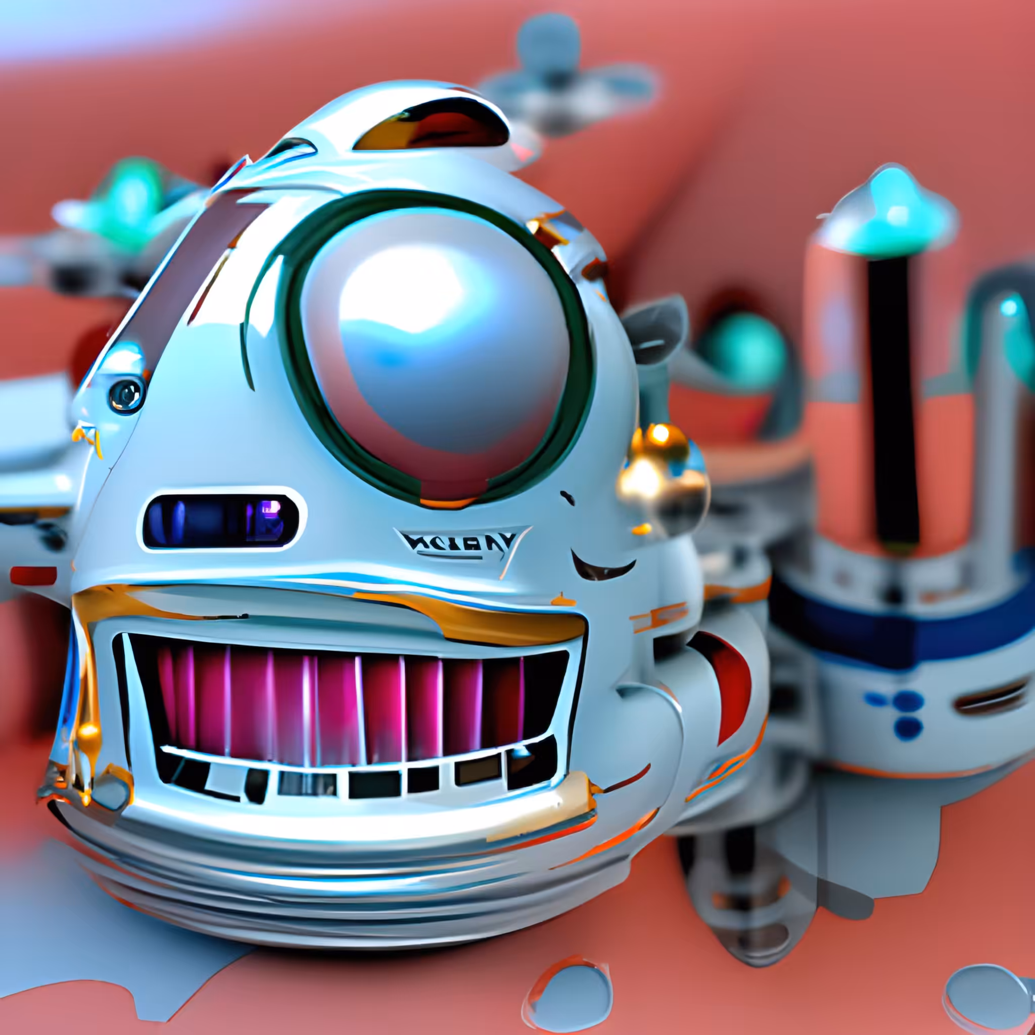 Happy Little Robot #4
