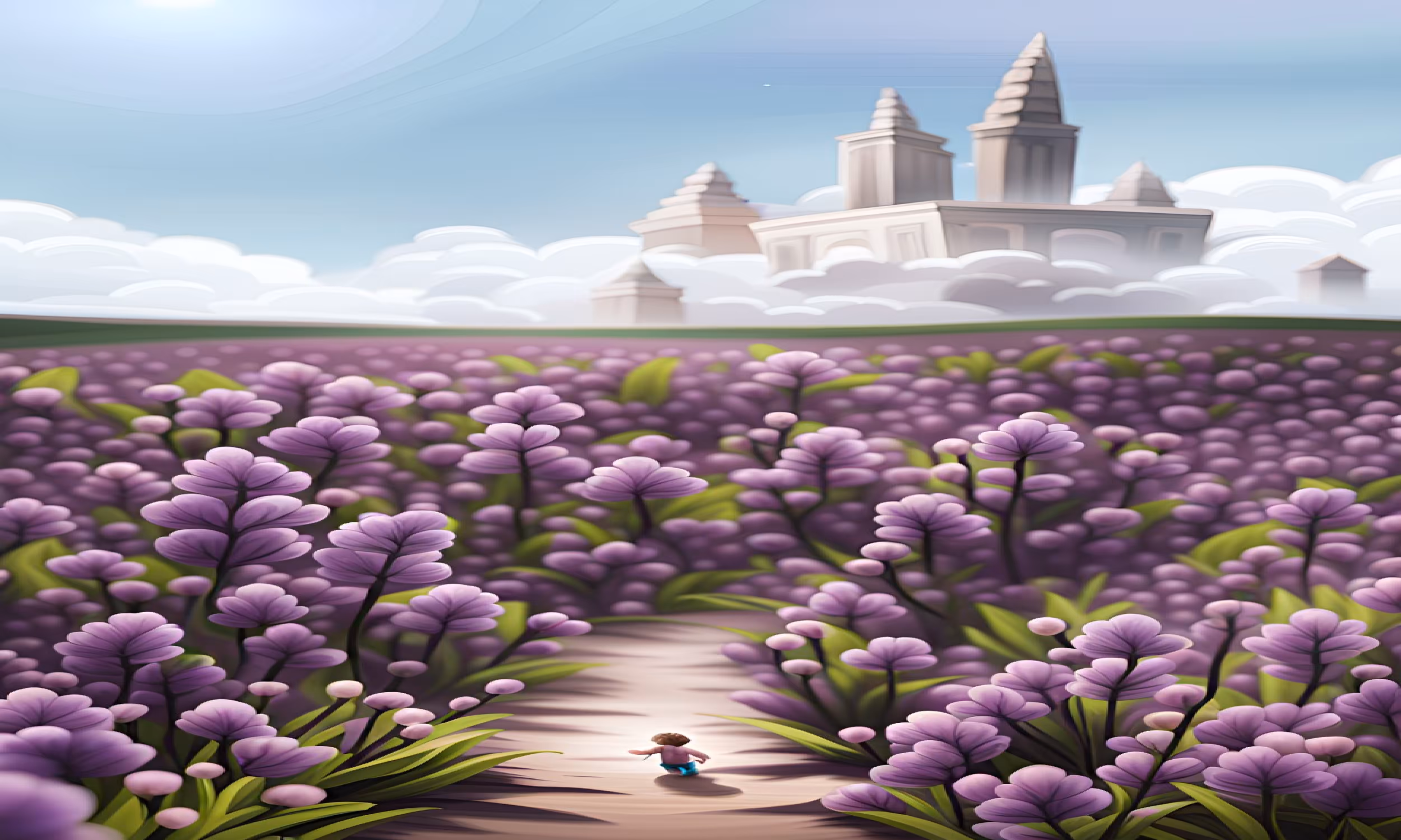 Purple fields: Purple field 5