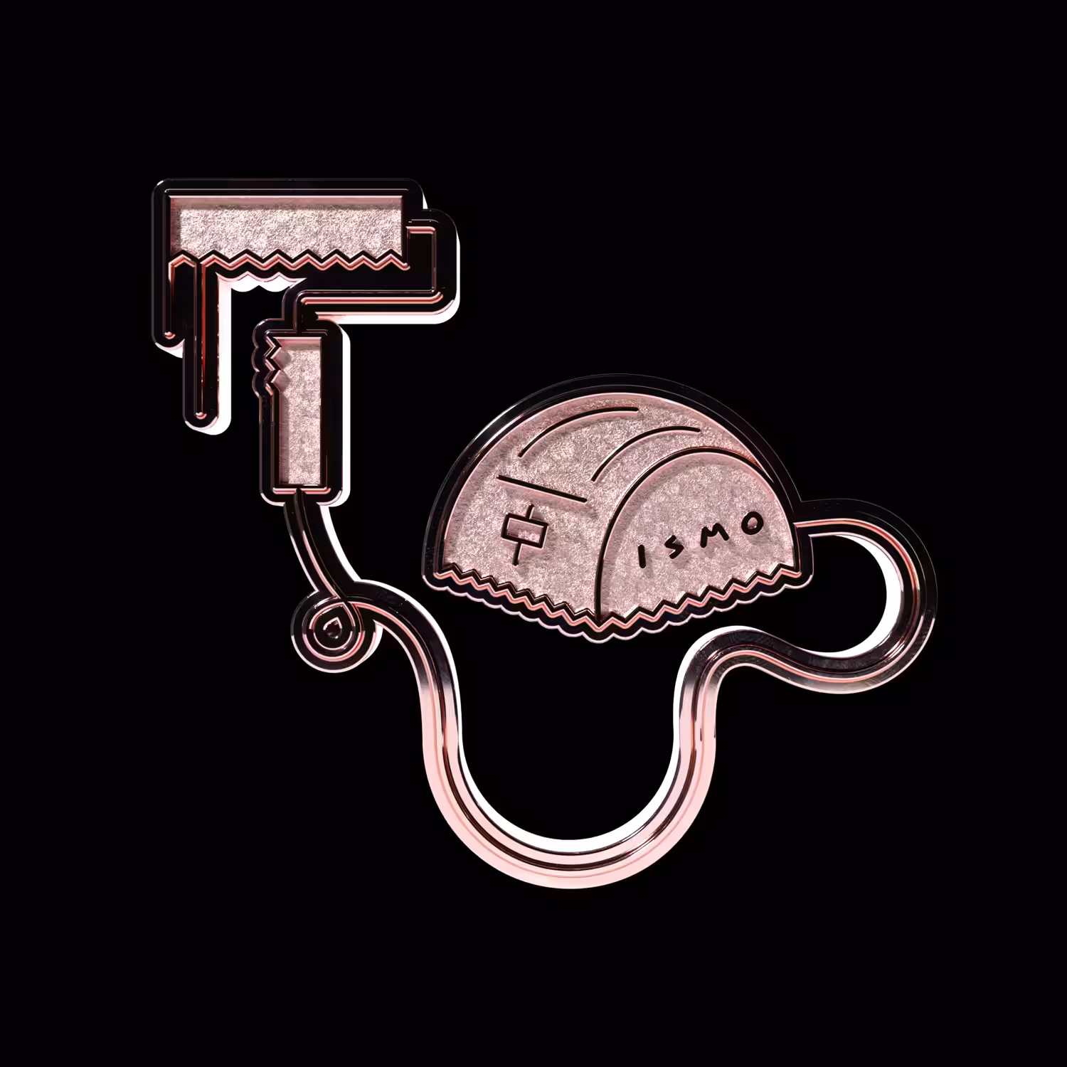 Ismo Rose Gold Toaster