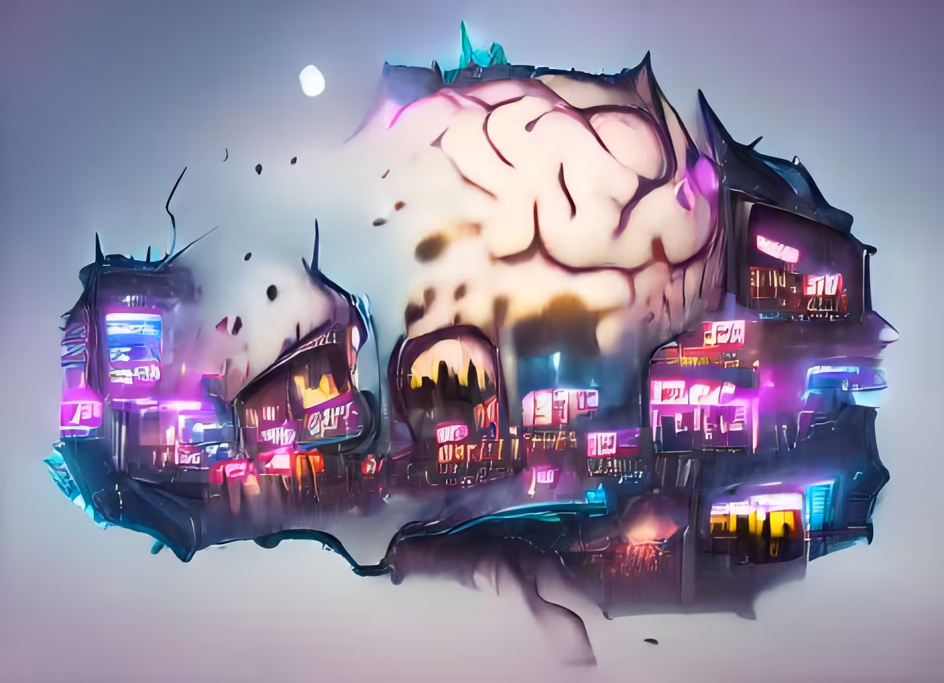 Corrupted Town Brain