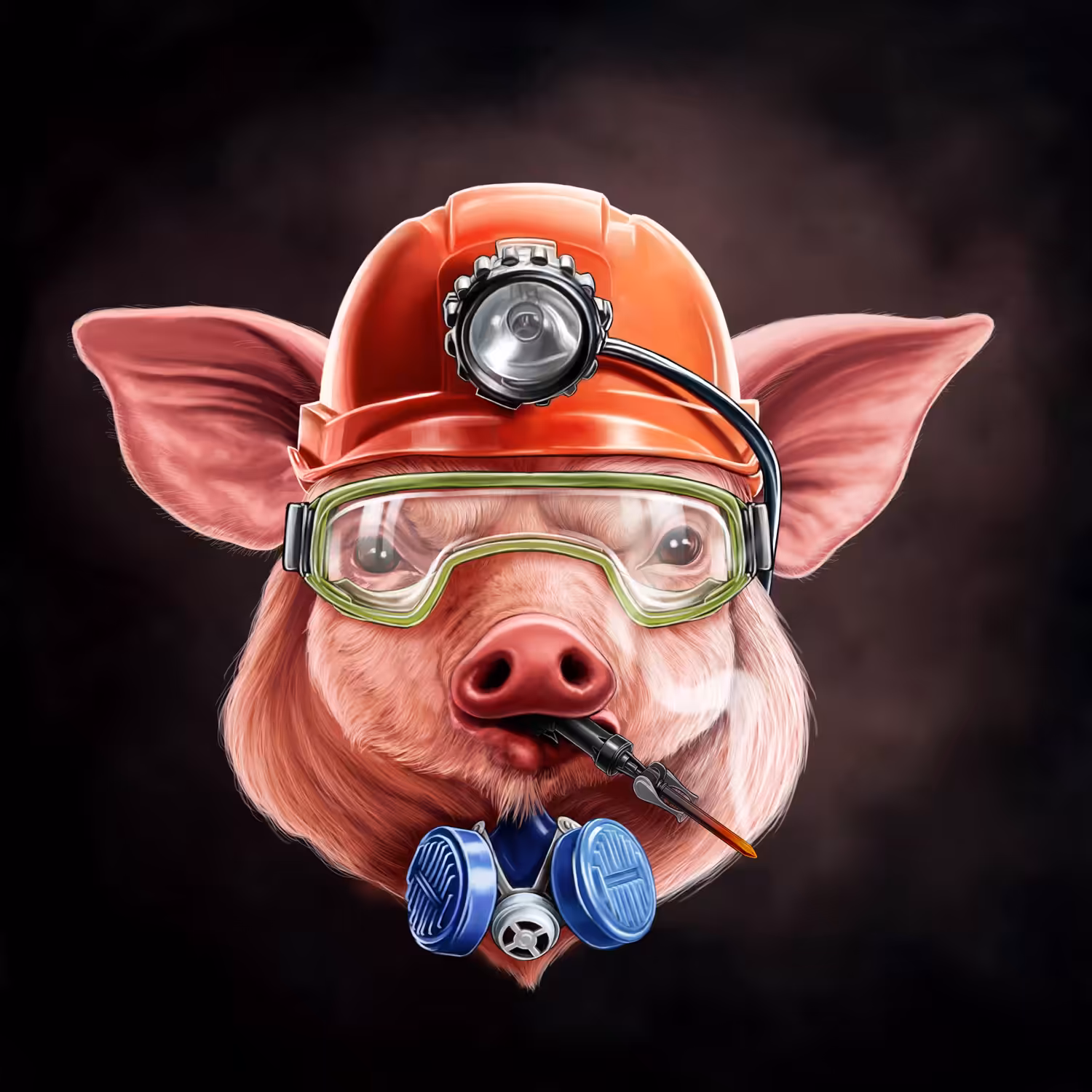mine worker Pig#043   