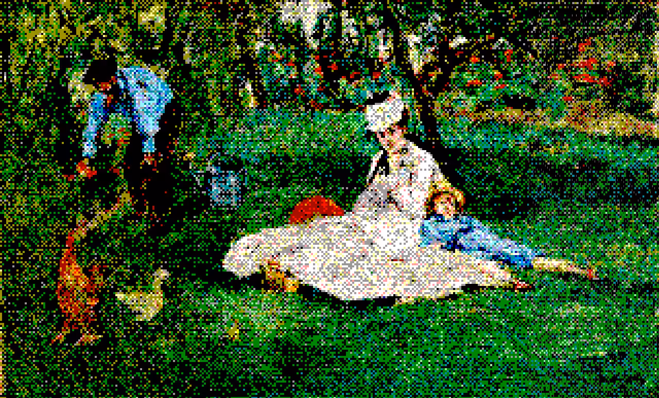 QUINTESSENCE #76 - Edouard Manet, The Monet Family in Their Garden at Argenteuil