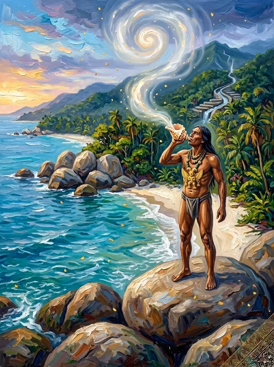 89-Tayrona-The Meeting of Fresh Water and Sea
