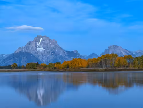 Mount Moran Blue Hour