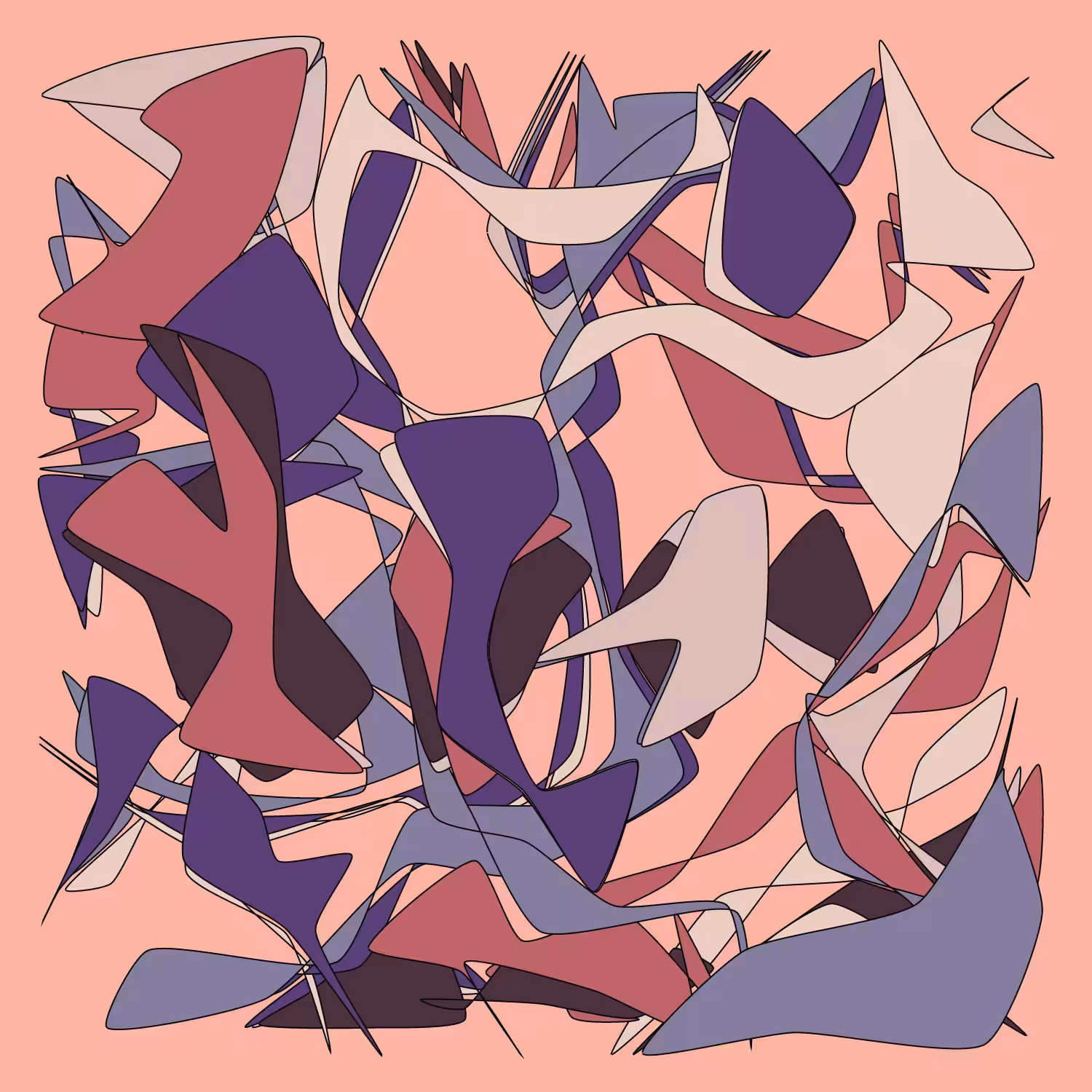 Geometric colorful shapes 2 (Free edition) #119