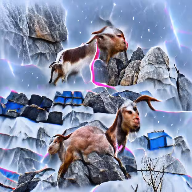 Snowy Mountain Stroll