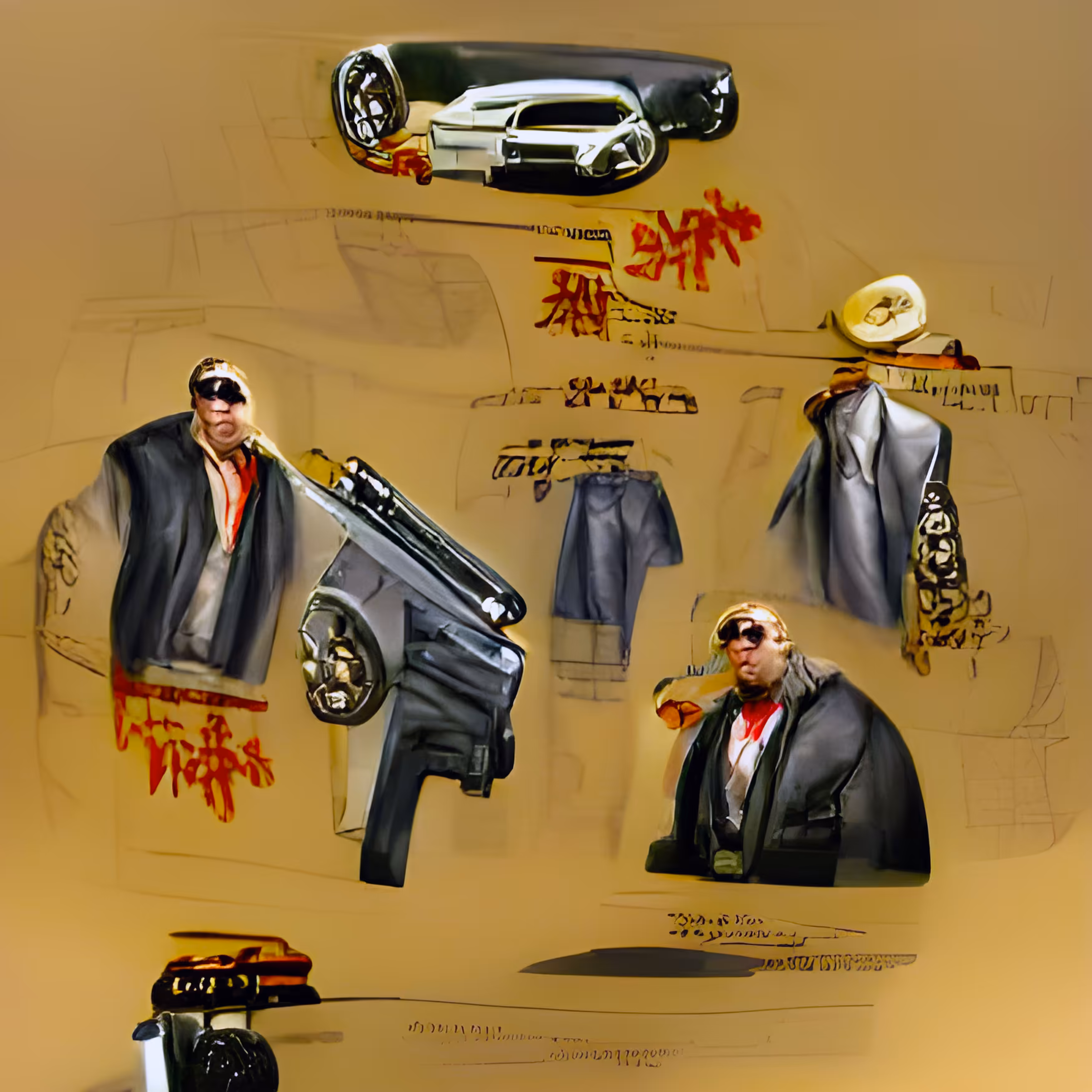 Athena's Concept: Guns, Cars and Thugs