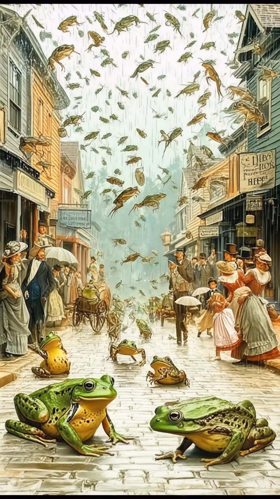 Always Has Been: Chapter 1: 1874 Salem Frog Rain Phenomenon