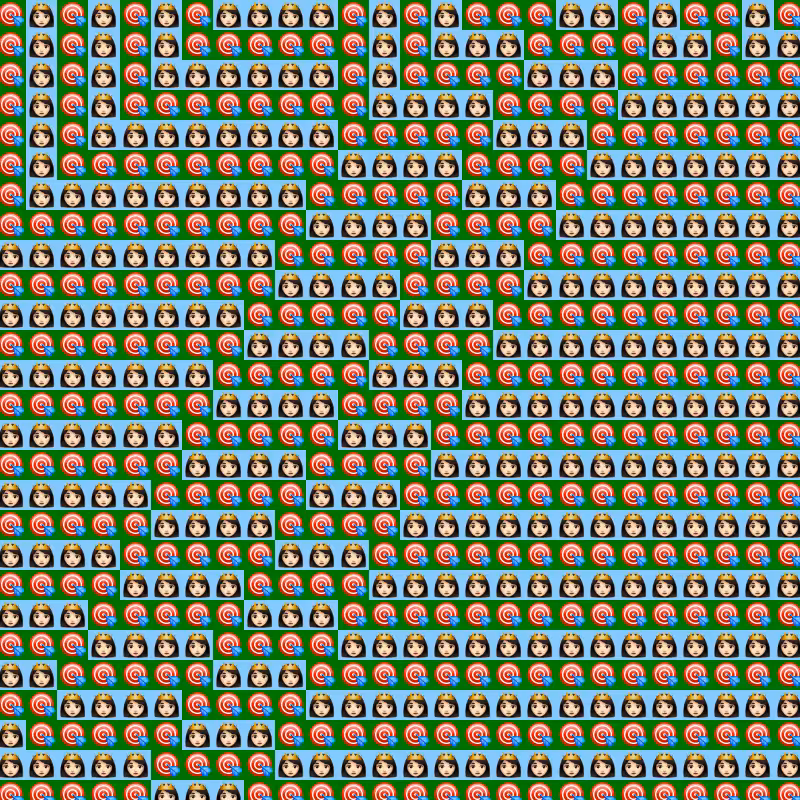Elementary Cellular Emoji Automata #897