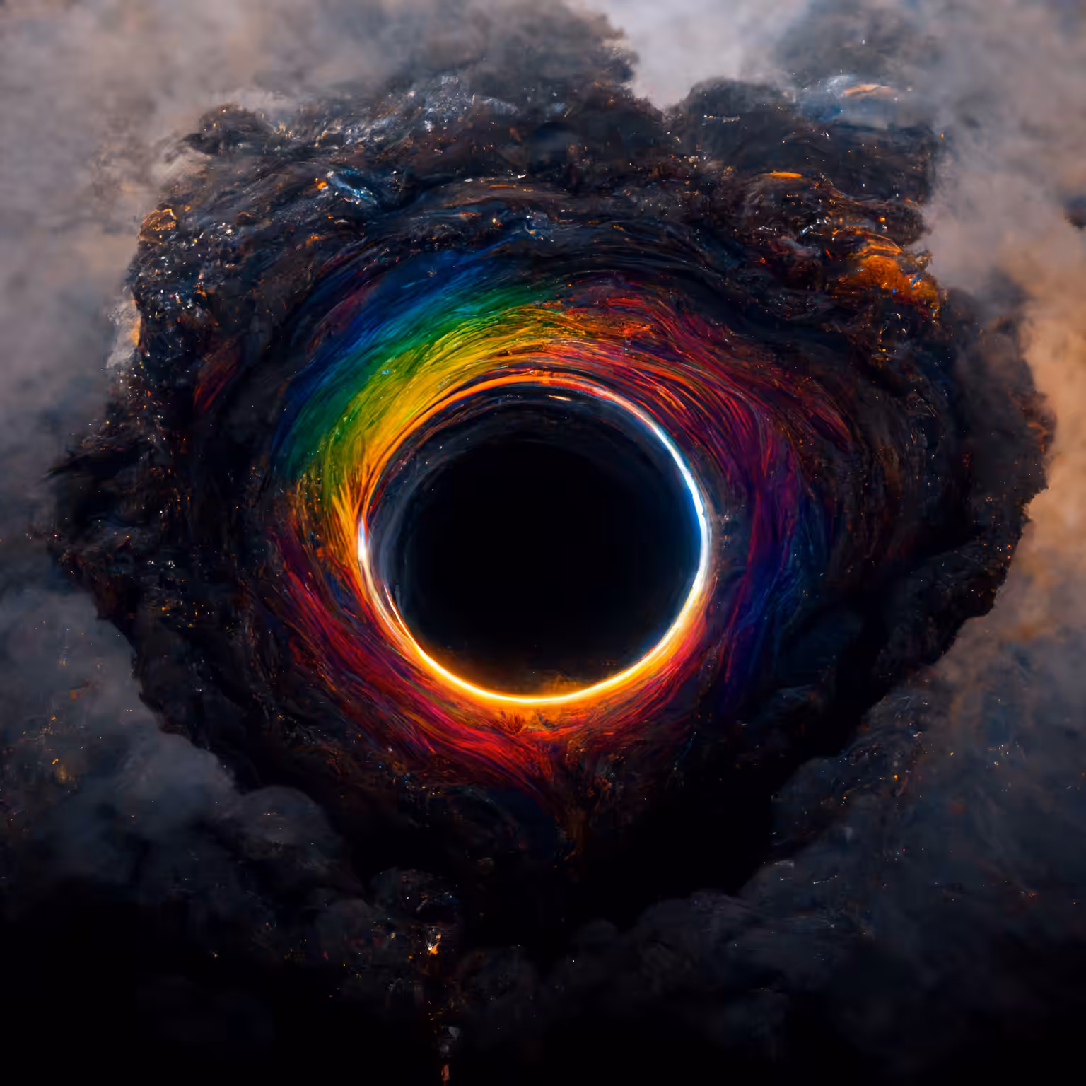 Rainbow Black Hole