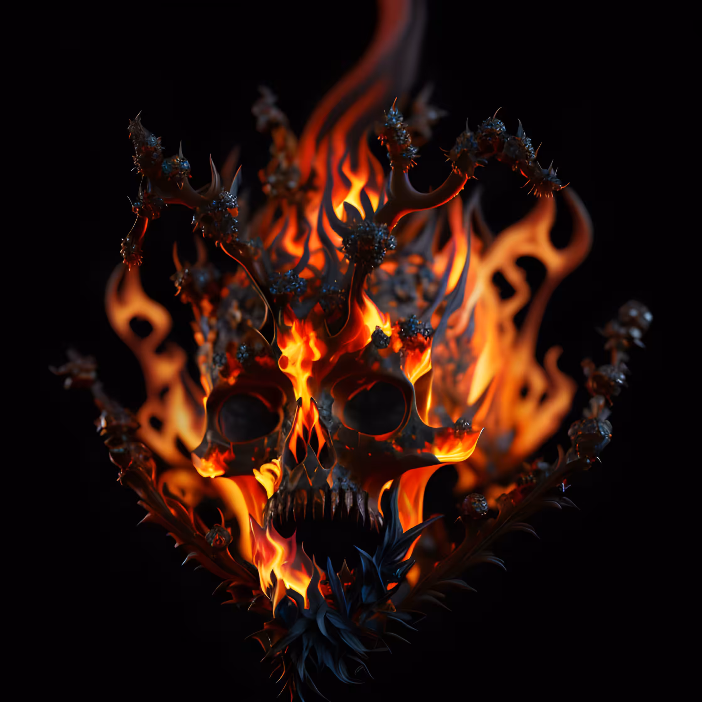 Fire Skulls