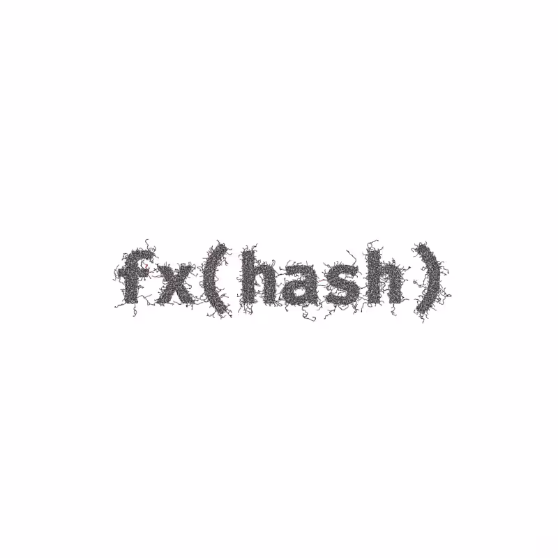 FXHASH Generative Logo #893