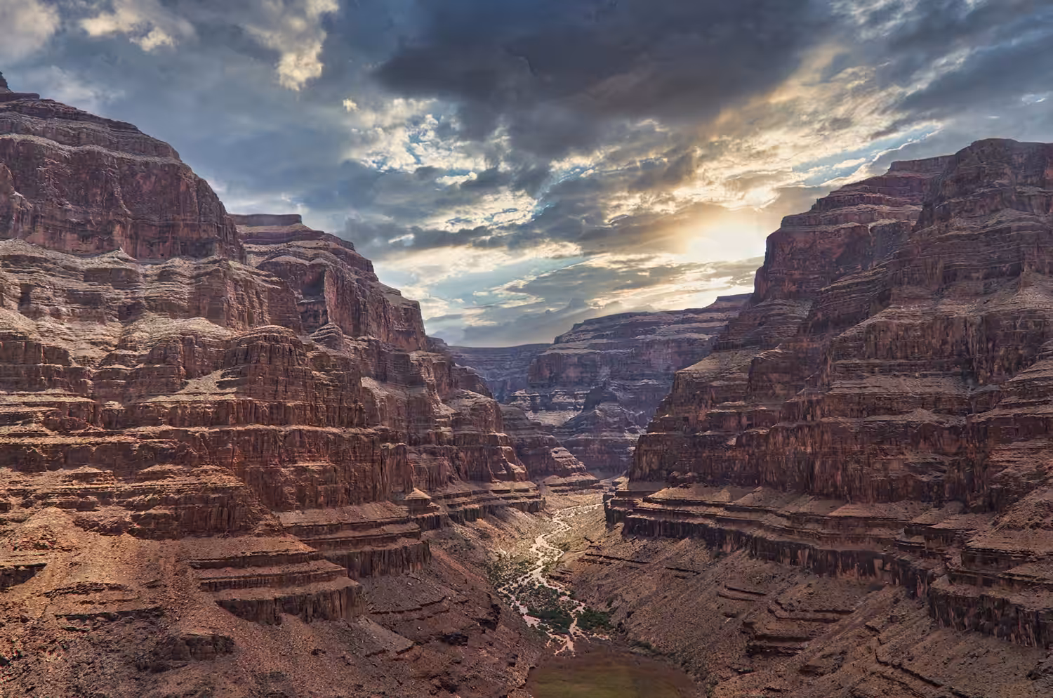Down in the canyon