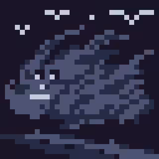 #1266 - Cloudy Night Moon