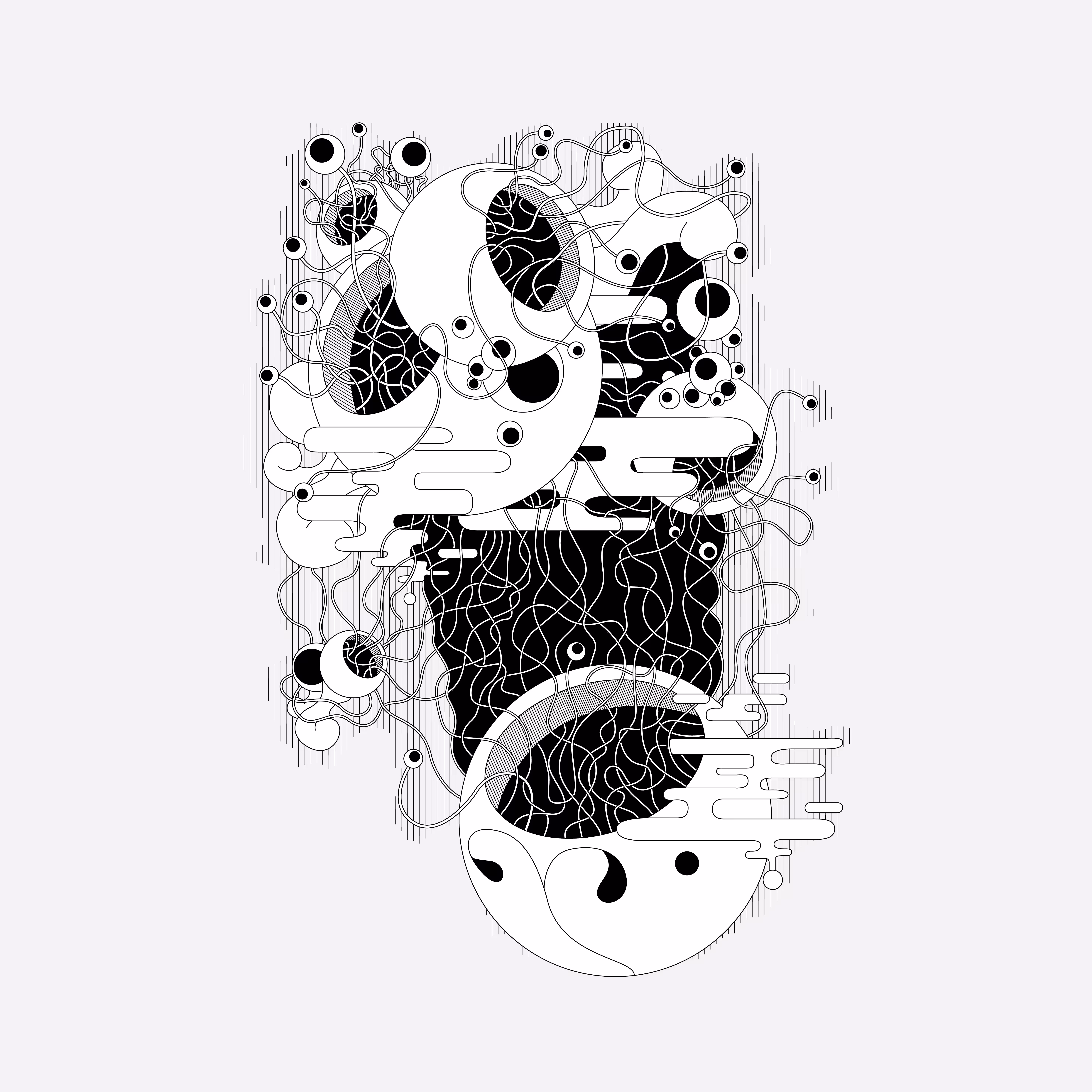 Anxiety of Abstract Space No.11